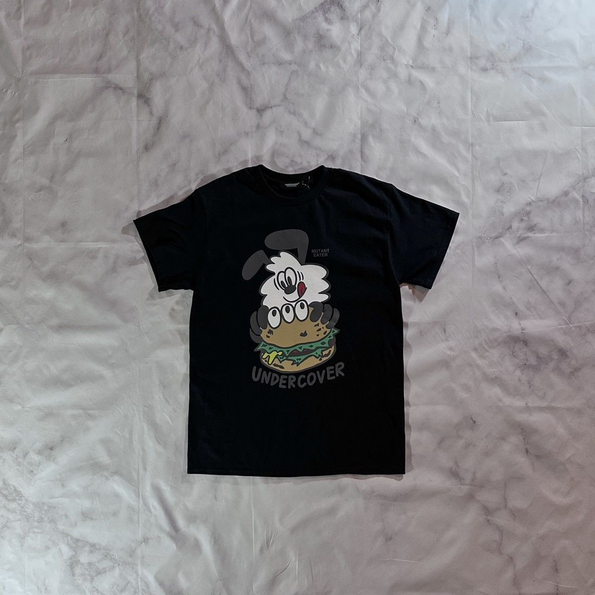 Undercover S/S23 Verdy Mutant Eater Tee Black | Grailed