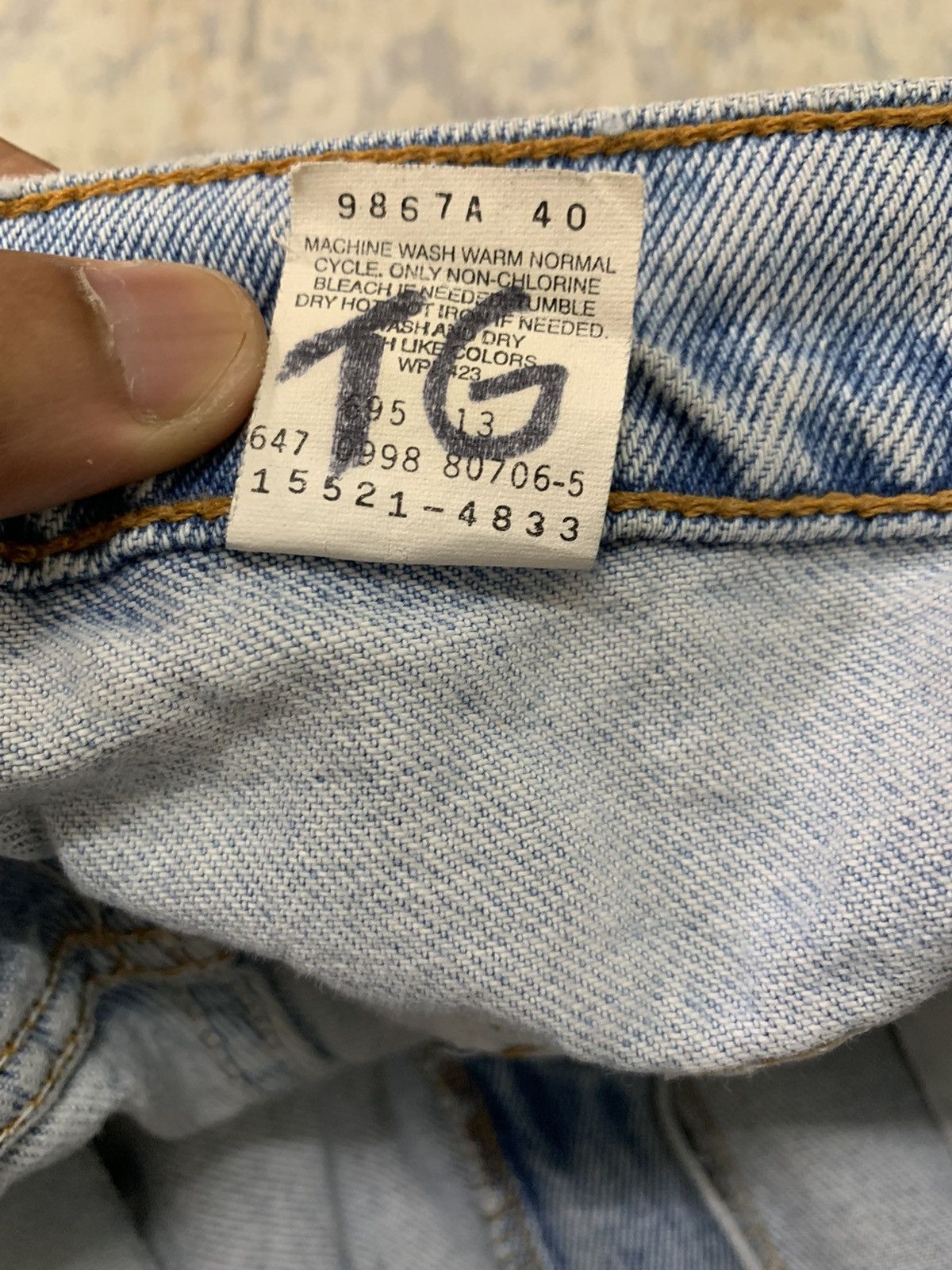 Levi's Vintage Levi’s 512 Classic Tapered Jeans W35x30.5 Size US 35 - 14 Thumbnail