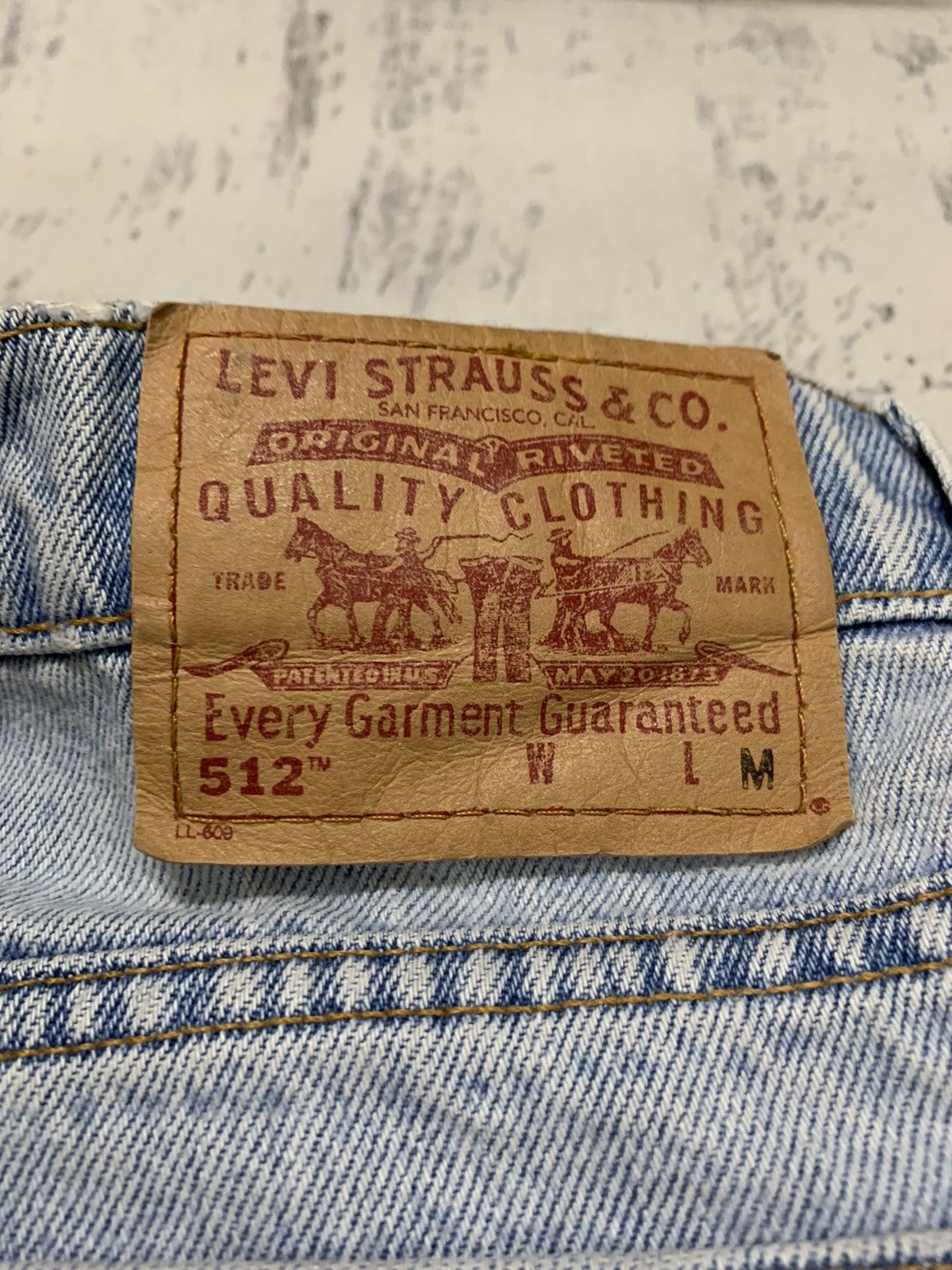 Levi's Vintage Levi’s 512 Classic Tapered Jeans W35x30.5 Size US 35 - 12 Thumbnail