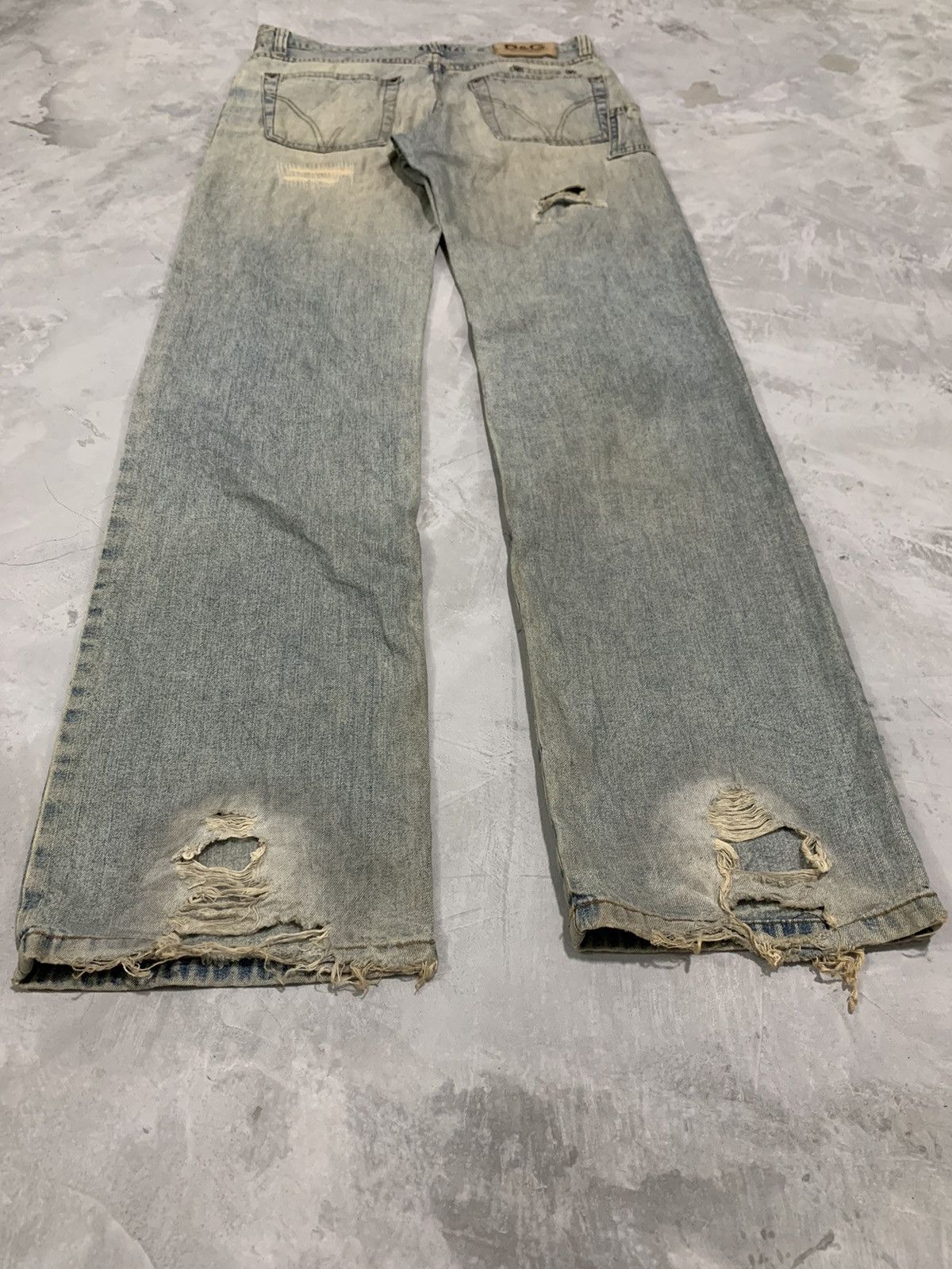 Dolce & Gabbana Dolce & Gabbana Distressed Denim Size US 32 / EU 48 - 4 Thumbnail