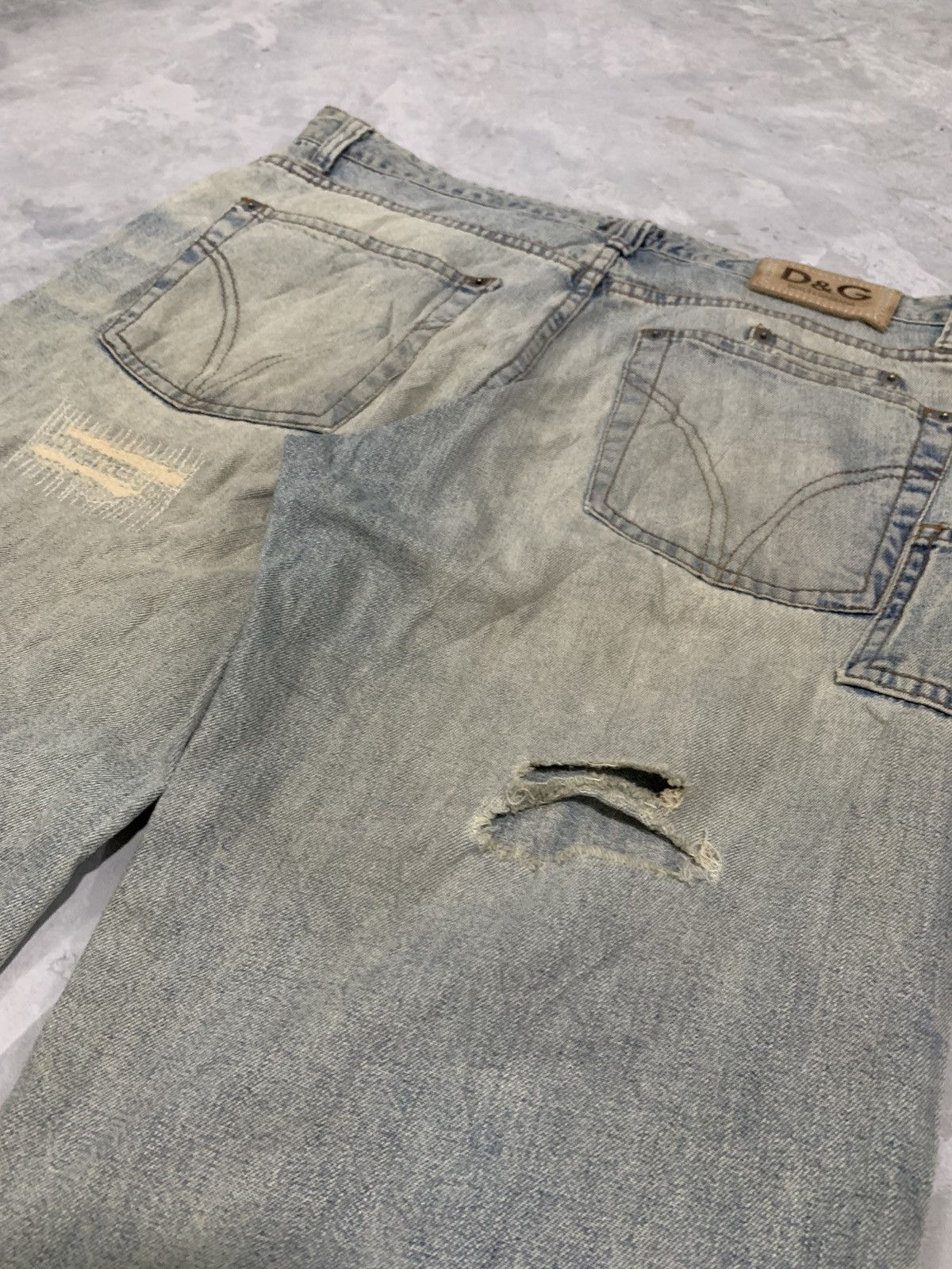 Dolce & Gabbana Dolce & Gabbana Distressed Denim Size US 32 / EU 48 - 13 Thumbnail