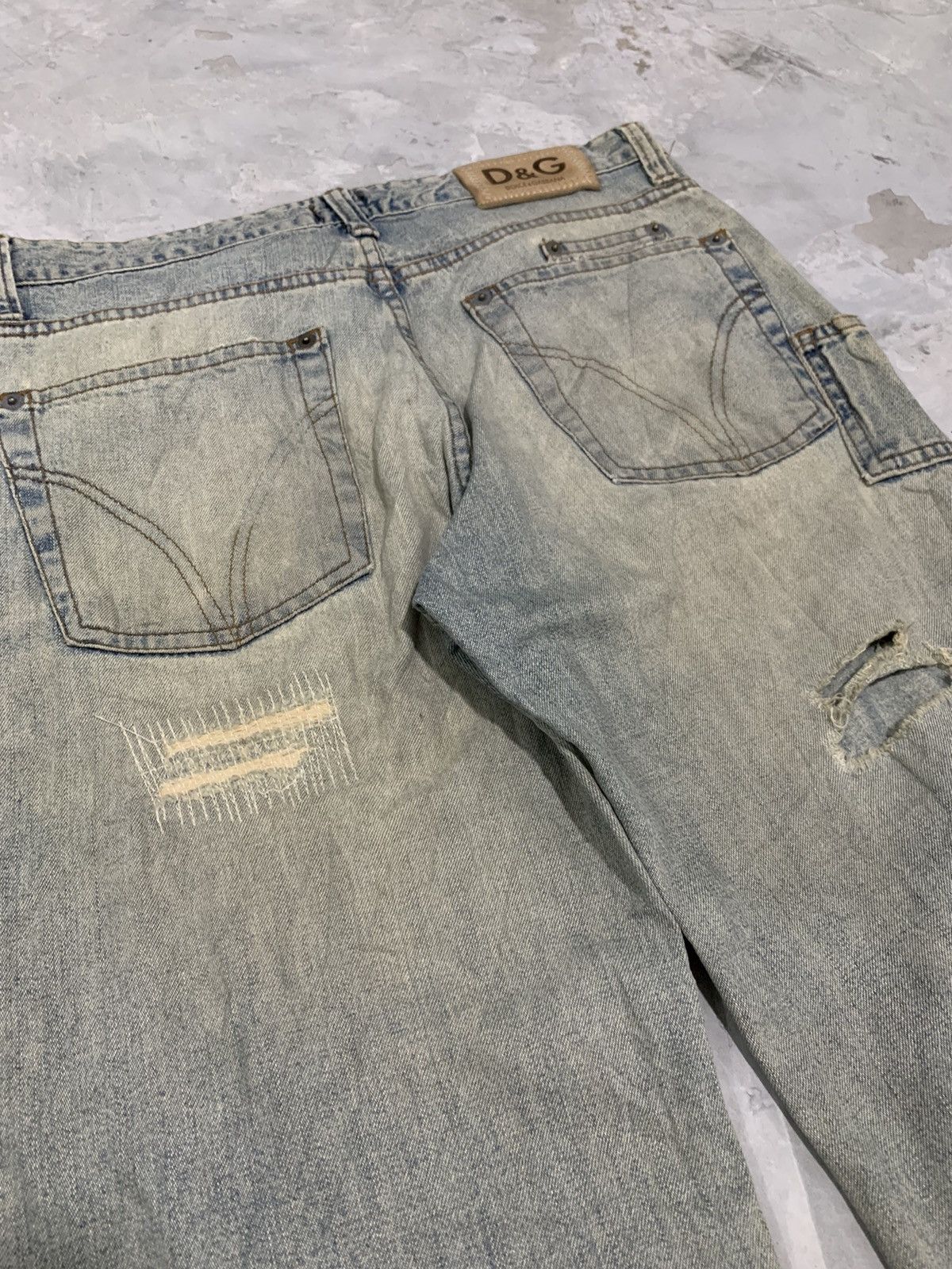 Dolce & Gabbana Dolce & Gabbana Distressed Denim Size US 32 / EU 48 - 12 Thumbnail