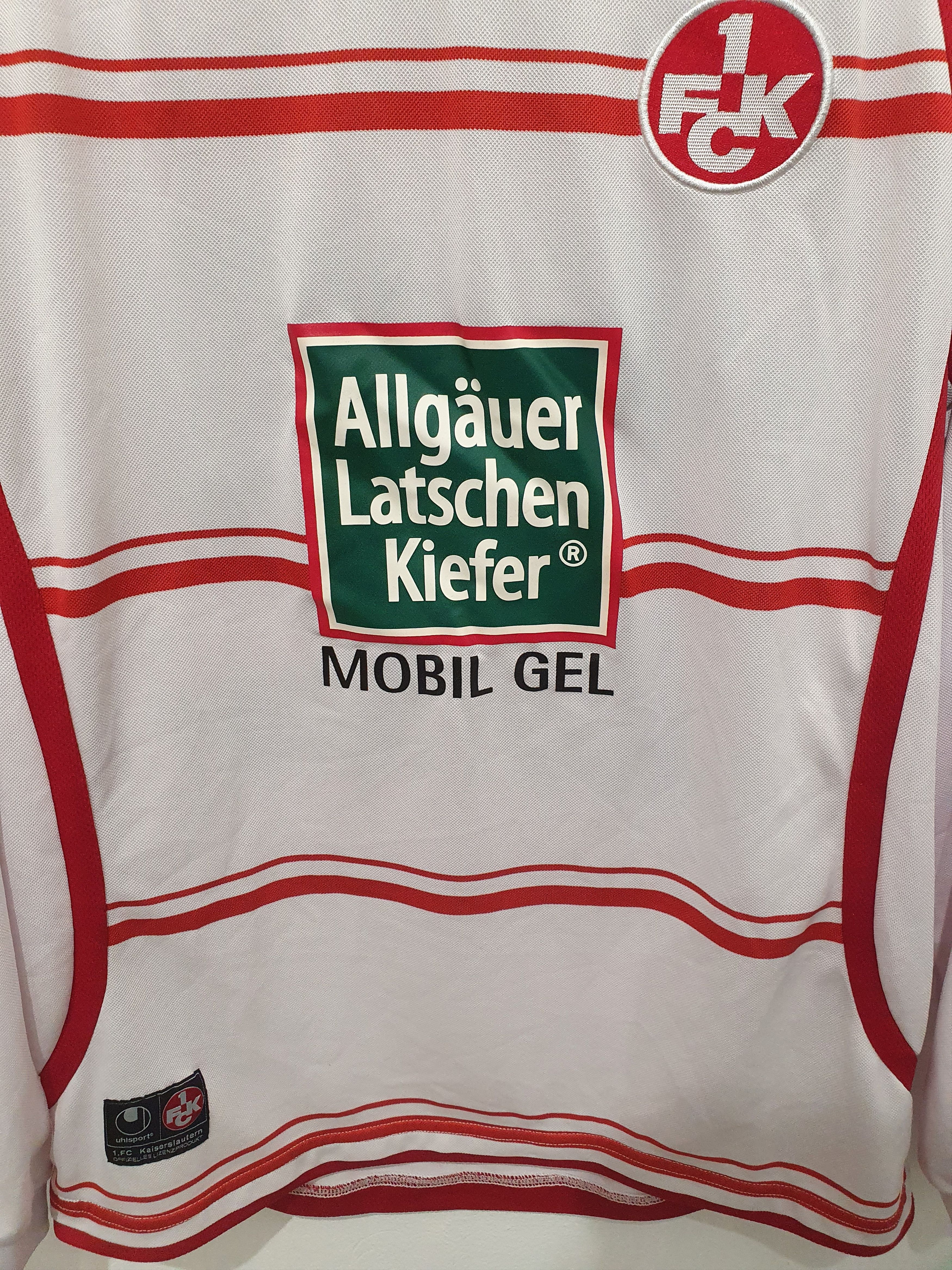 UHLSPORT FC KAISERSLAUTERN SIZE M SHIRT longsleeve jersey