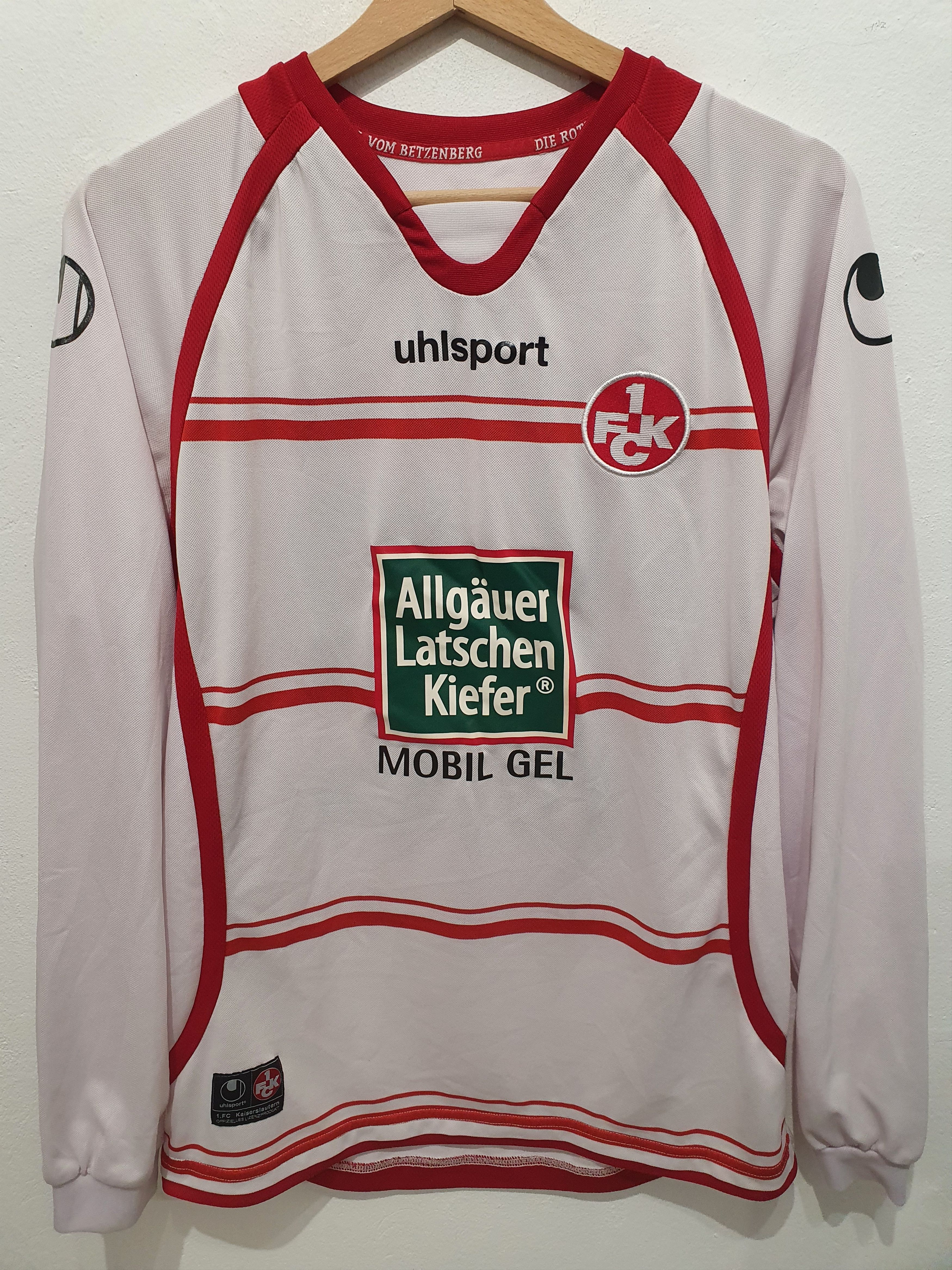 UHLSPORT FC KAISERSLAUTERN SIZE M SHIRT longsleeve jersey