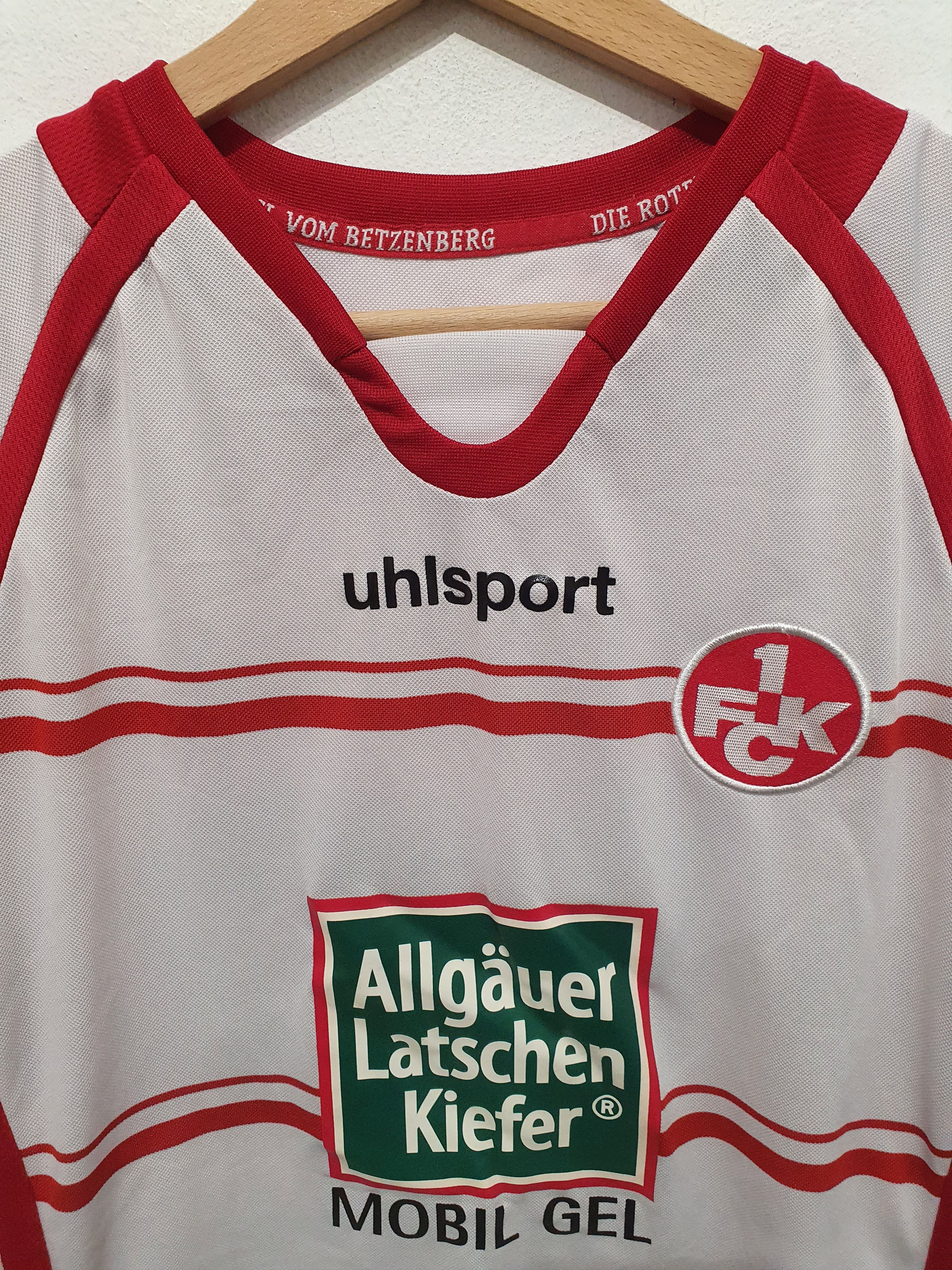 UHLSPORT FC KAISERSLAUTERN SIZE M SHIRT longsleeve jersey