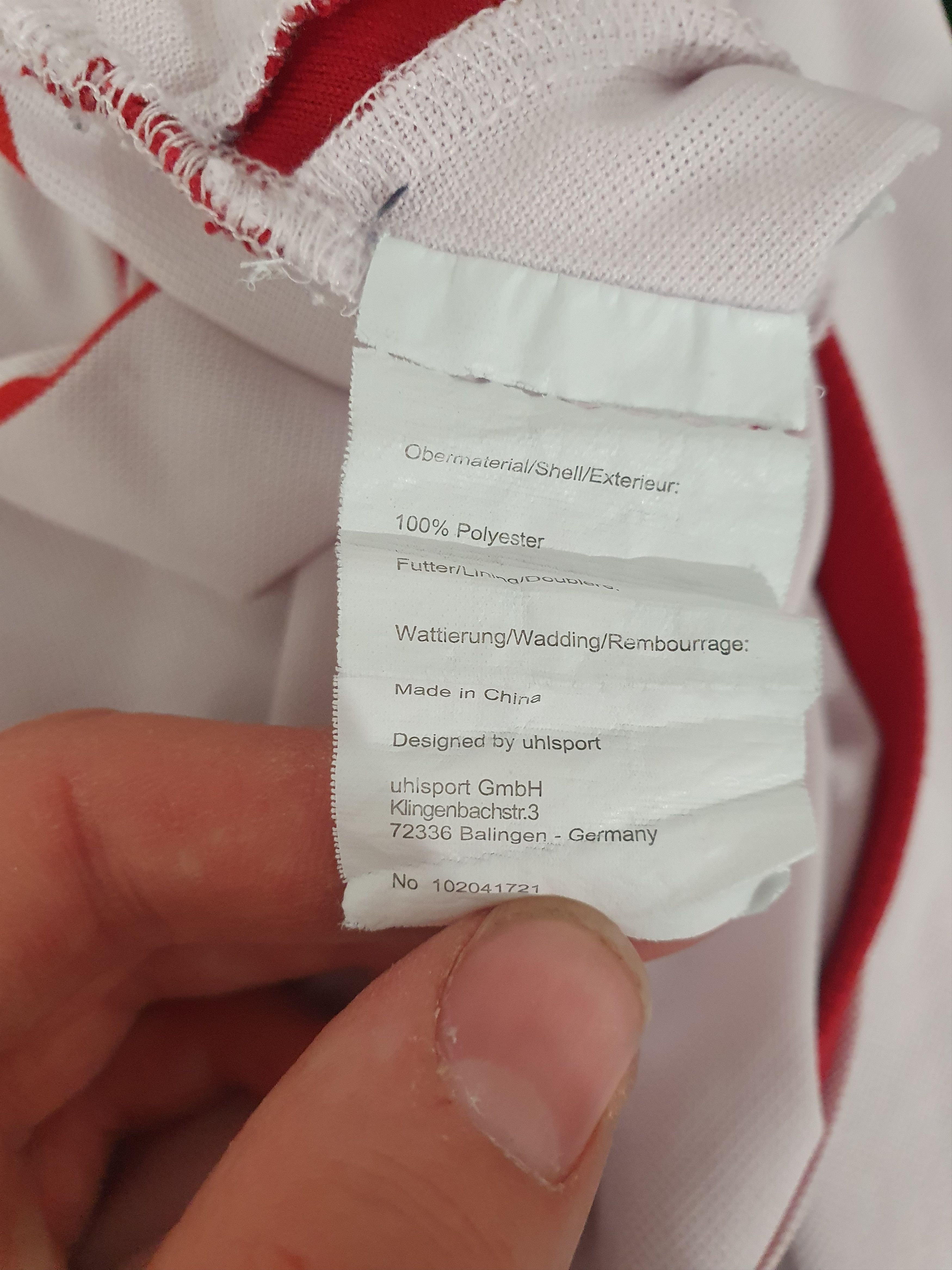 UHLSPORT FC KAISERSLAUTERN SIZE M SHIRT longsleeve jersey