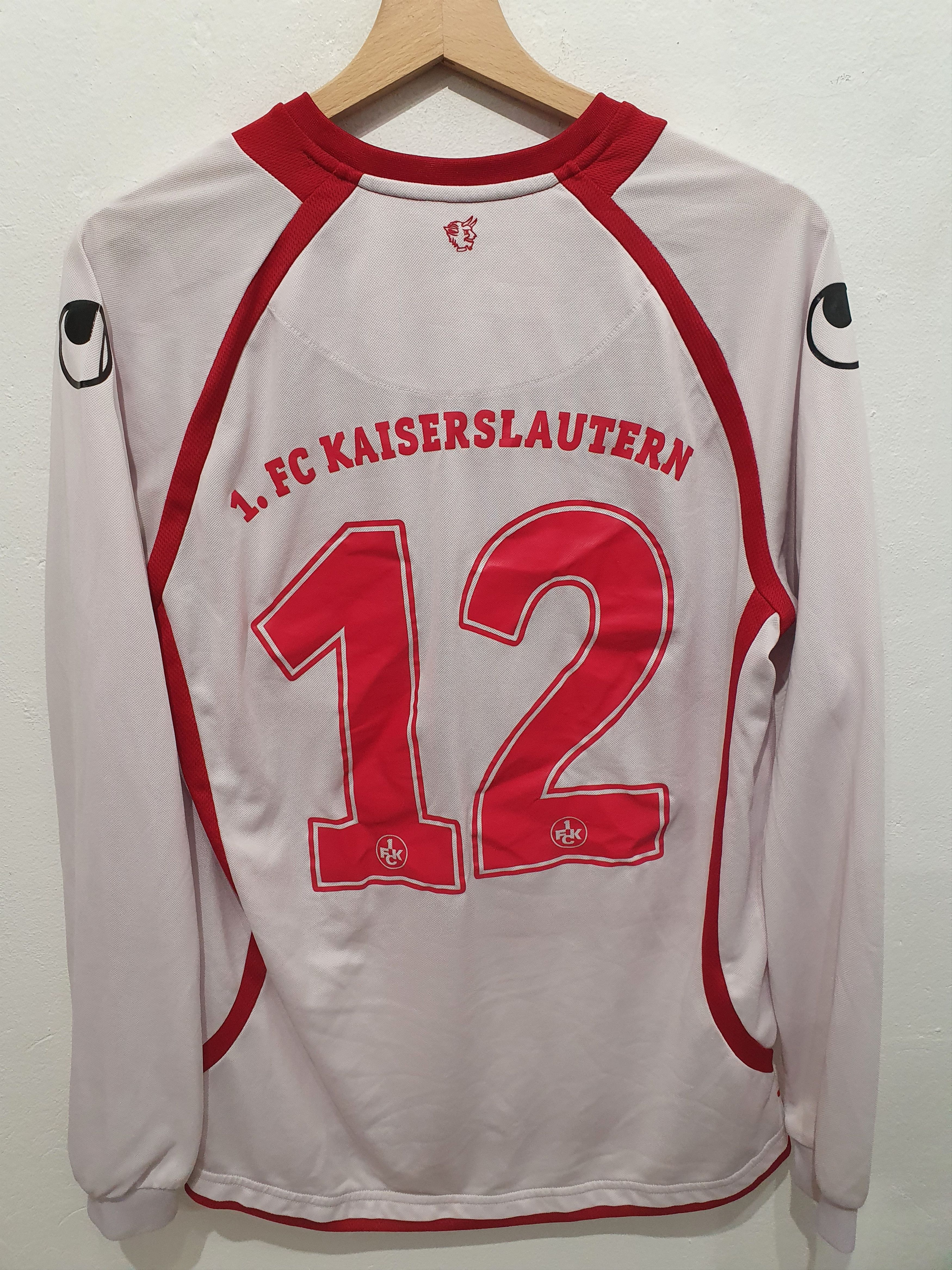 UHLSPORT FC KAISERSLAUTERN SIZE M SHIRT longsleeve jersey