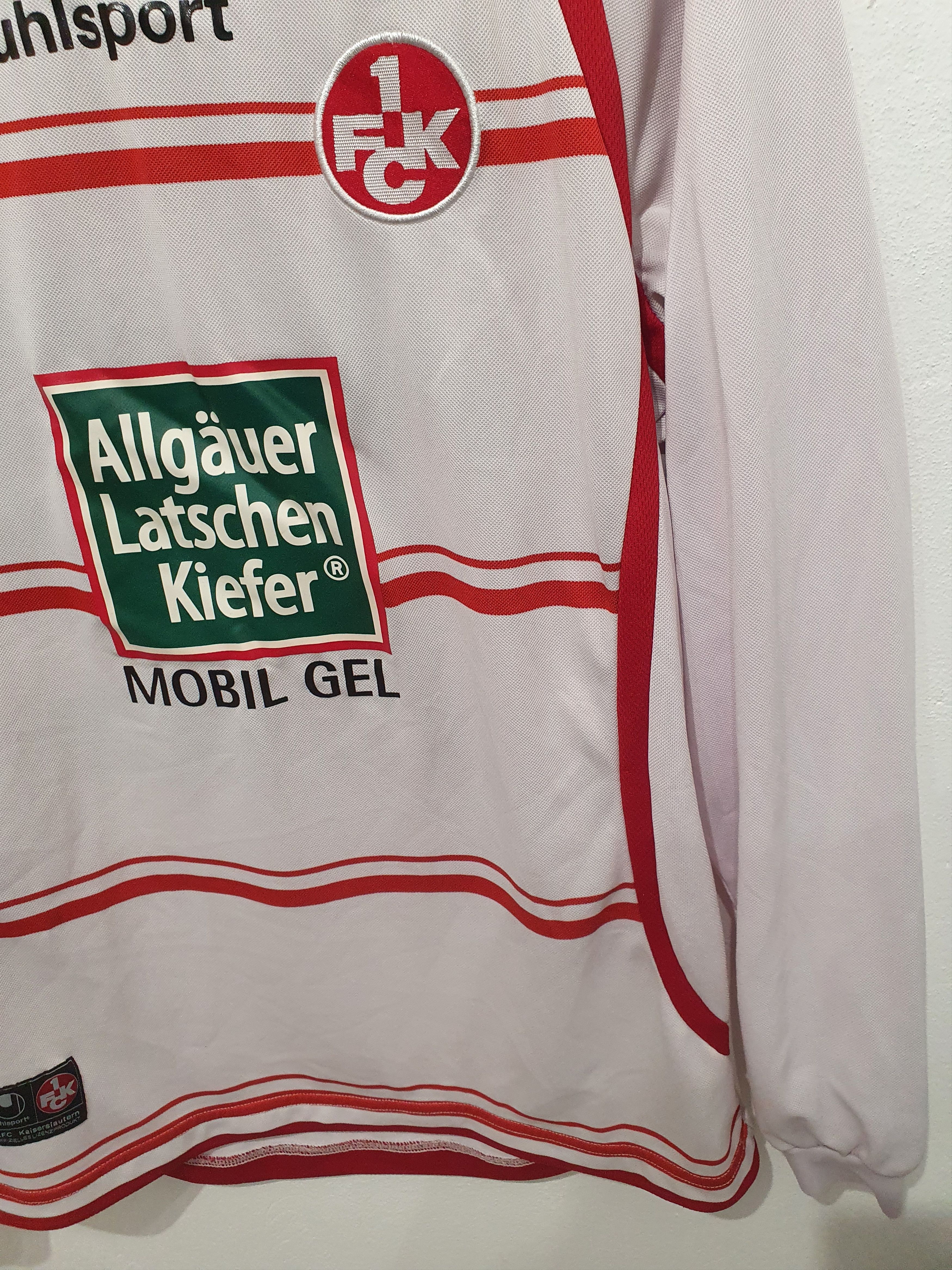 UHLSPORT FC KAISERSLAUTERN SIZE M SHIRT longsleeve jersey