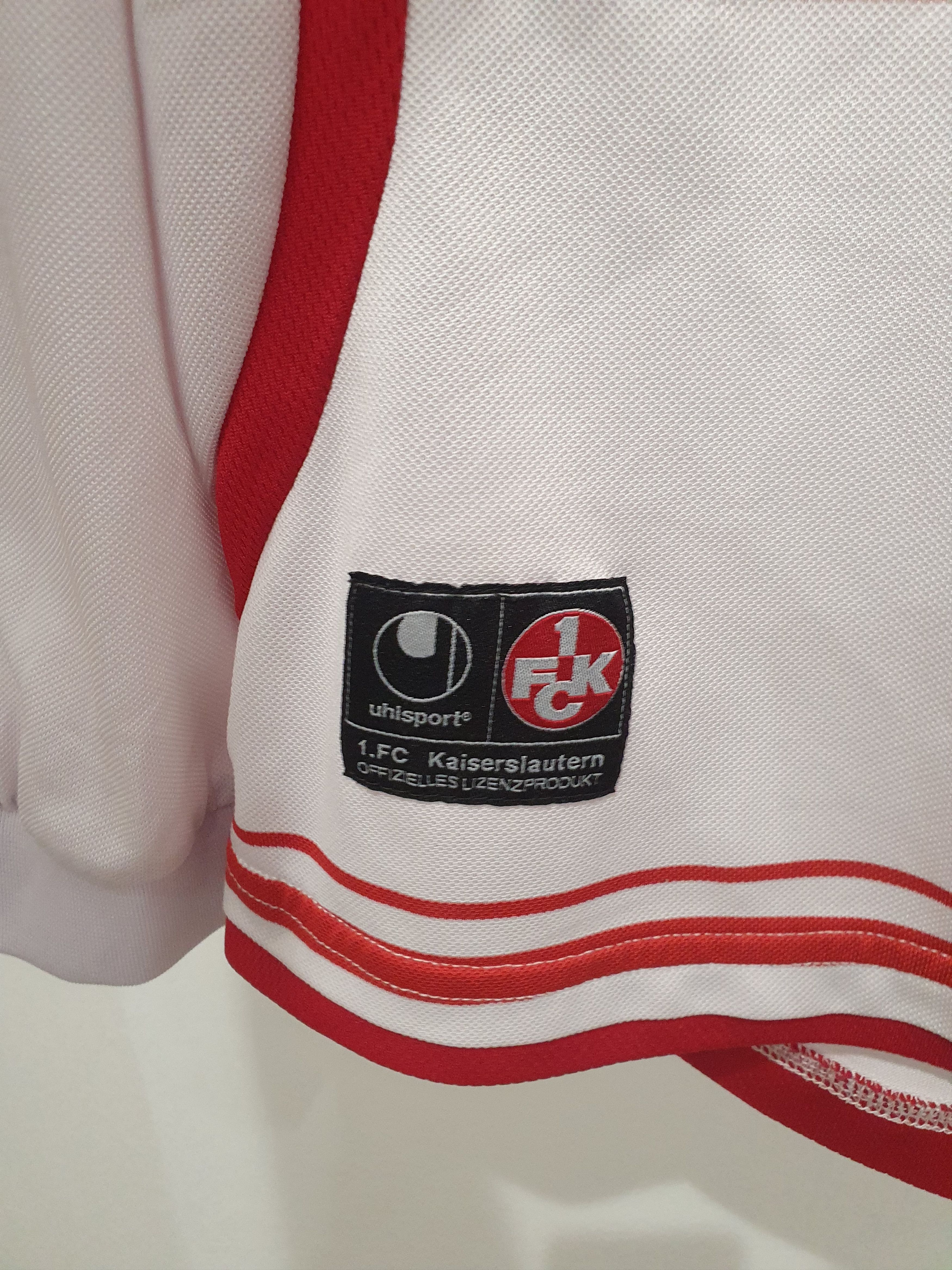 UHLSPORT FC KAISERSLAUTERN SIZE M SHIRT longsleeve jersey