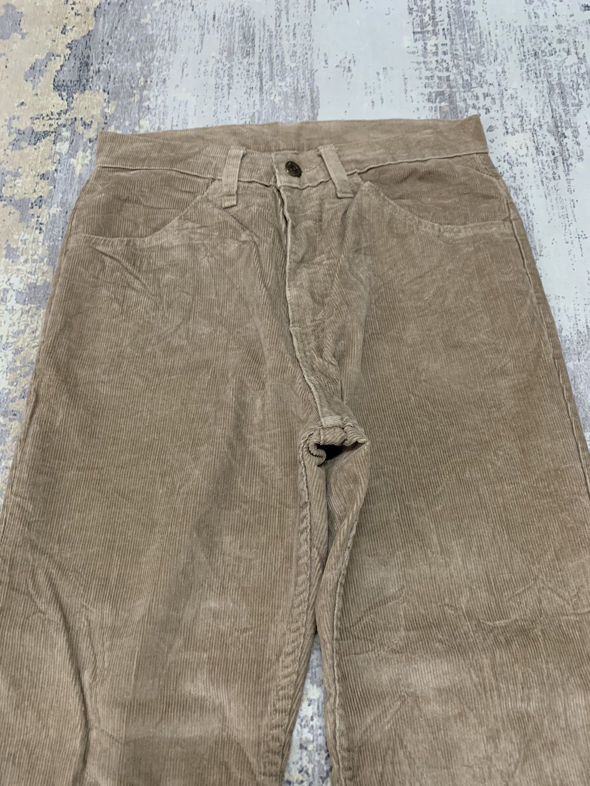 Levi's Vintage Levis Corduroy Jeans White Tab Made In Usa 28x25.5 Size US 28 / EU 44 - 3 Thumbnail