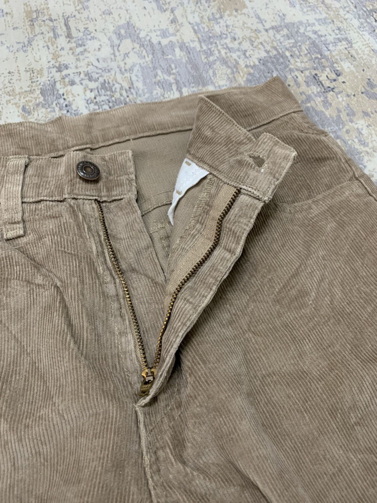Levi's Vintage Levis Corduroy Jeans White Tab Made In Usa 28x25.5 Size US 28 / EU 44 - 4 Thumbnail