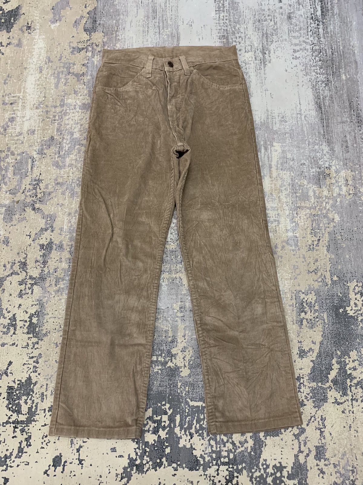 Levi's Vintage Levis Corduroy Jeans White Tab Made In Usa 28x25.5 Size US 28 / EU 44 - 1 Thumbnail
