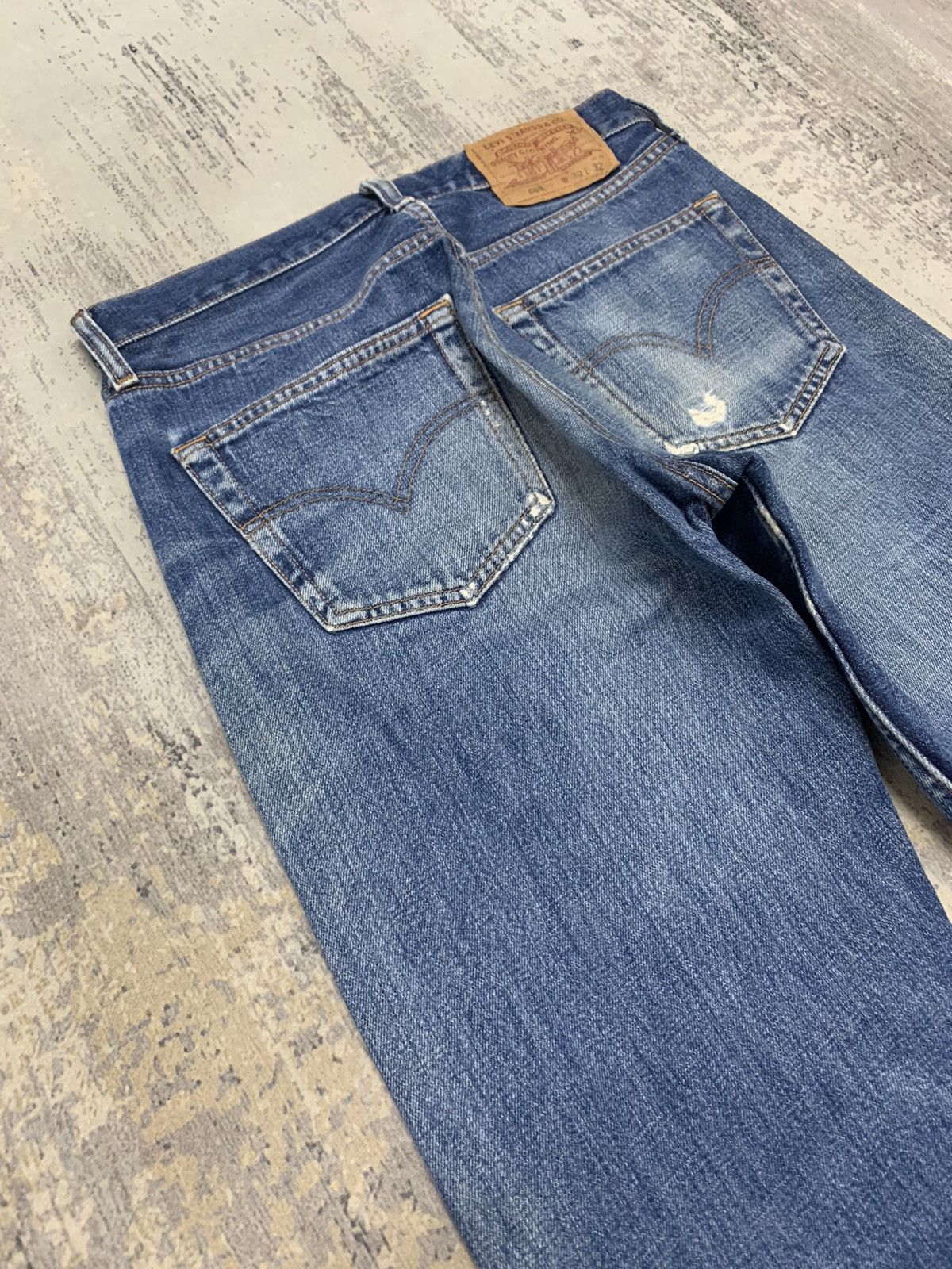 Levi's Vintage Levis 501 Distressed Denim Jeans W28x30.5 Size US 28 / EU 44 - 9 Thumbnail