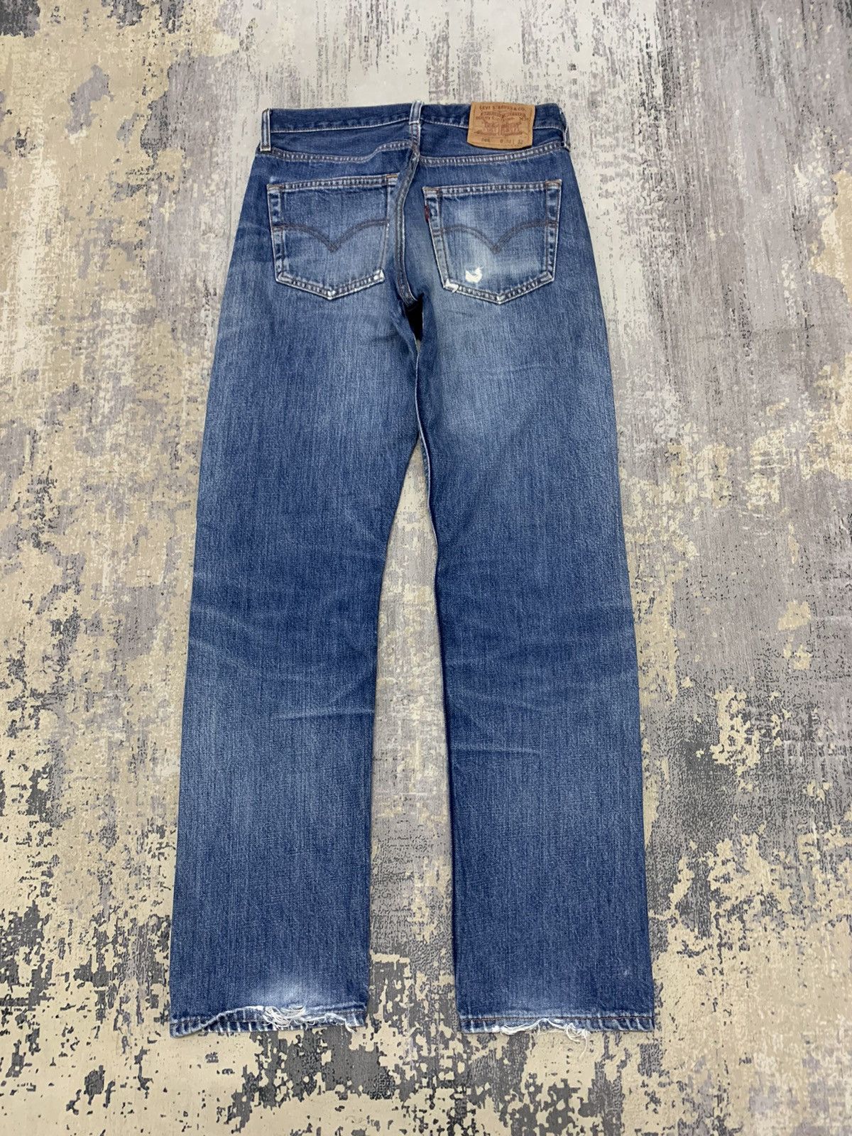 Levi's Vintage Levis 501 Distressed Denim Jeans W28x30.5 Size US 28 / EU 44 - 8 Thumbnail