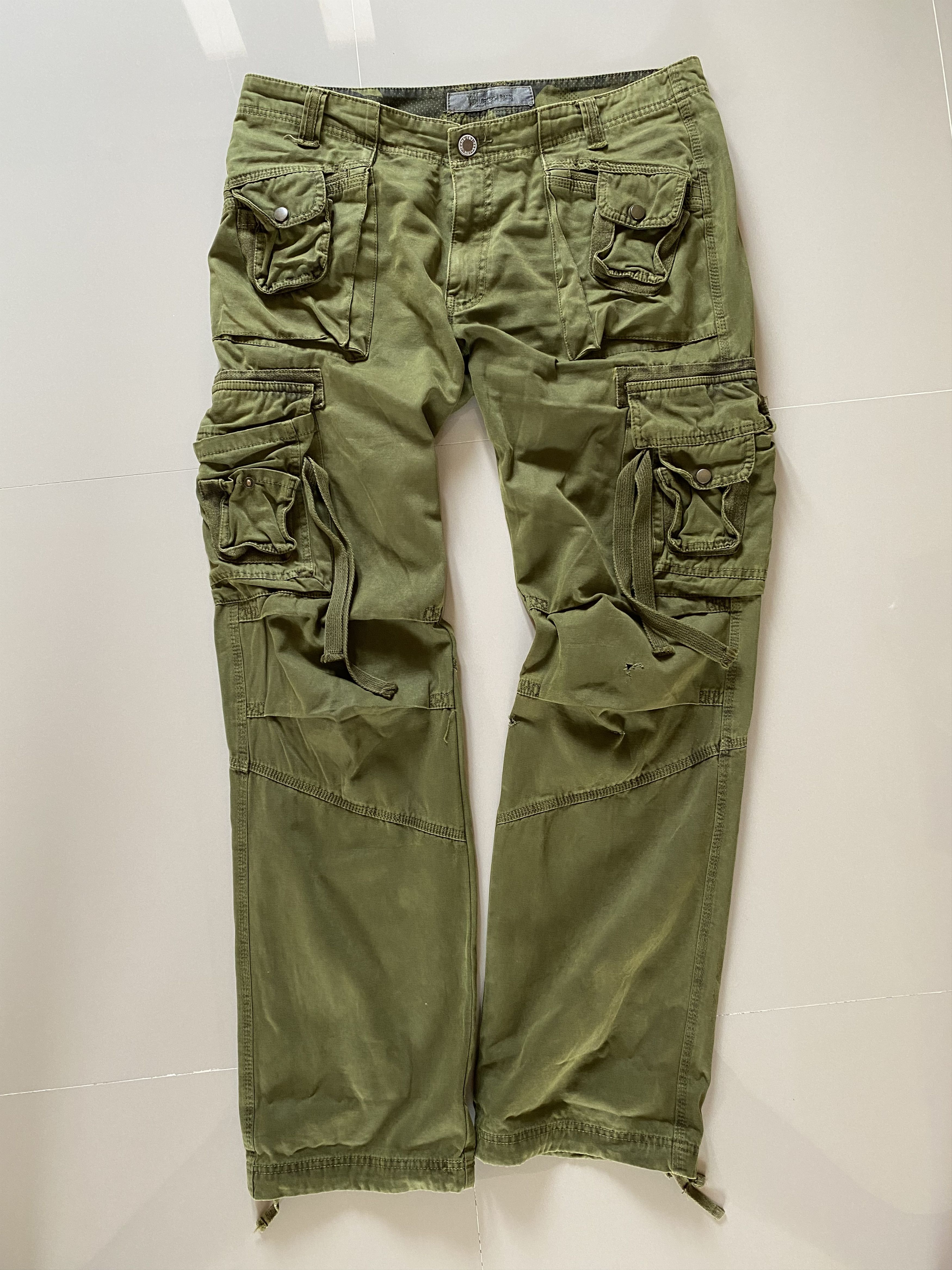 TETE HOMME flare cargo pants archive