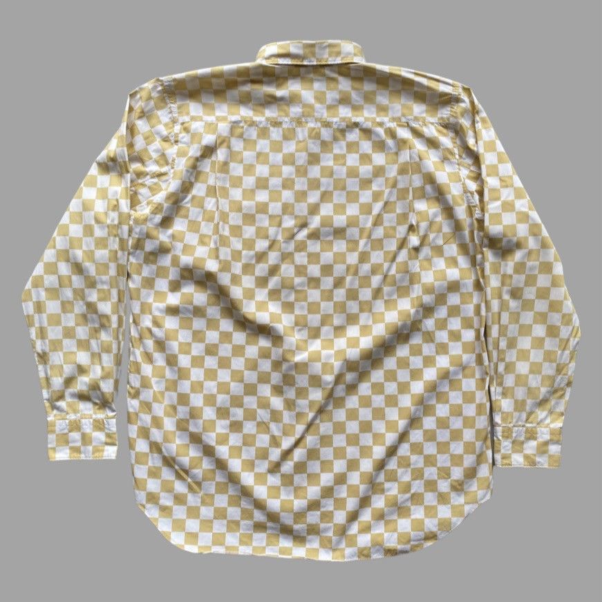Comme des Garcons Vintage CDGHP White And Yellow Mustard Checkered Shirt Size US M / EU 48-50 / 2 - 2 Thumbnail