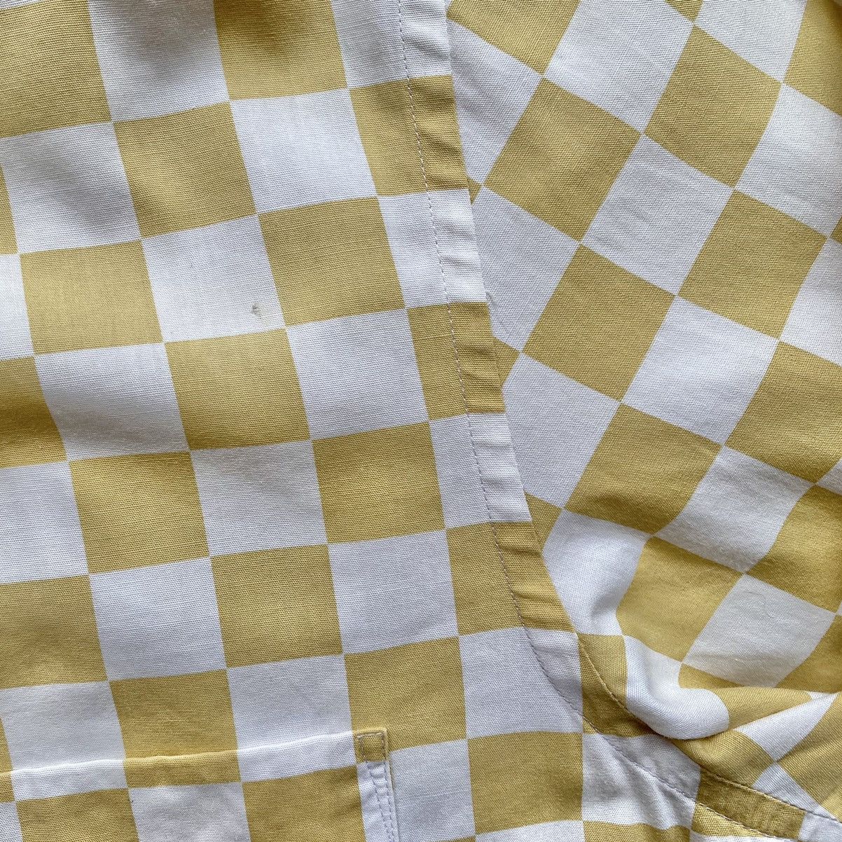 Comme des Garcons Vintage CDGHP White And Yellow Mustard Checkered Shirt Size US M / EU 48-50 / 2 - 4 Thumbnail