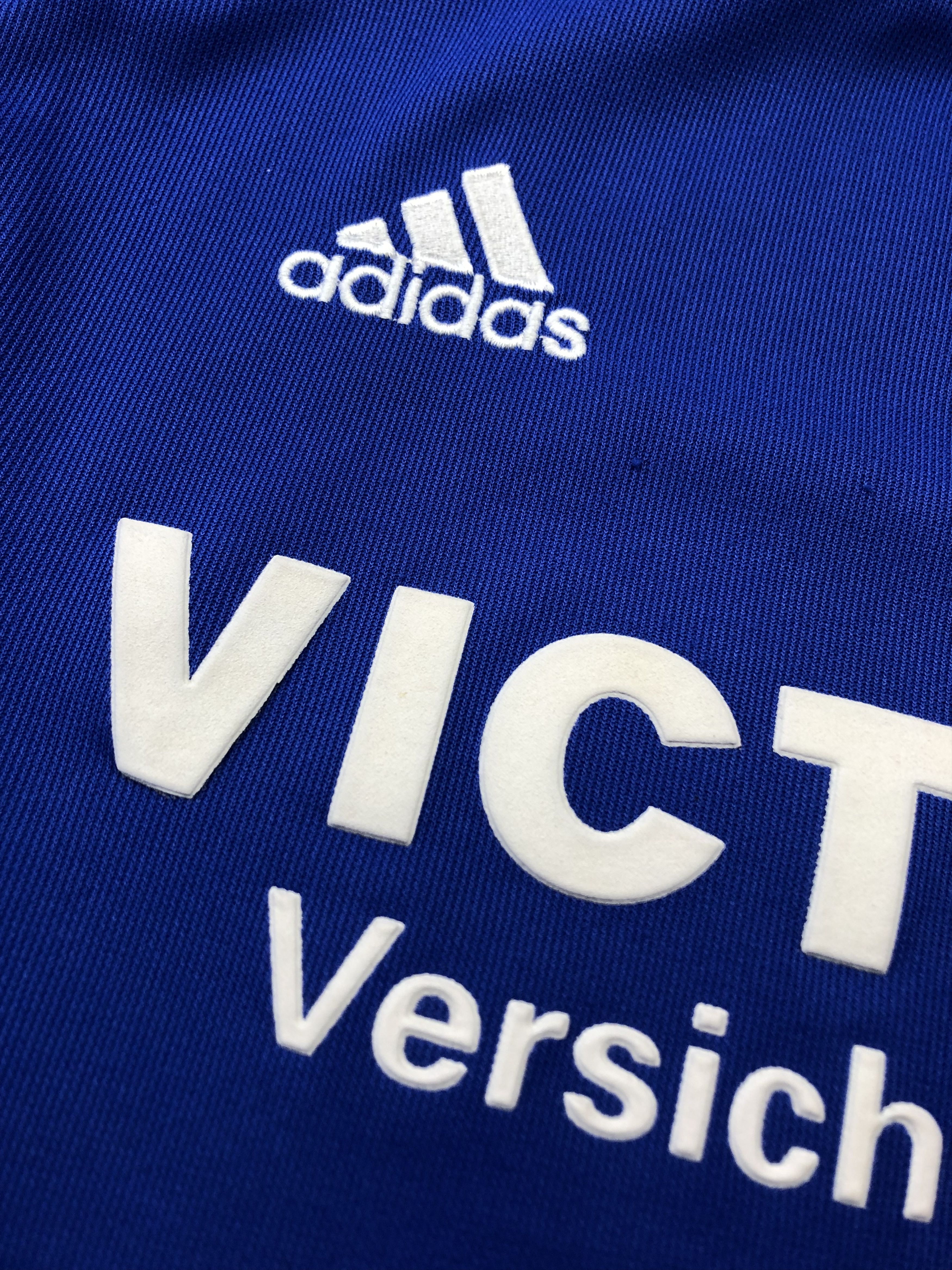 Schalke football shirt 20 Poulsen 2002 Jersey Tee Y2K Sport