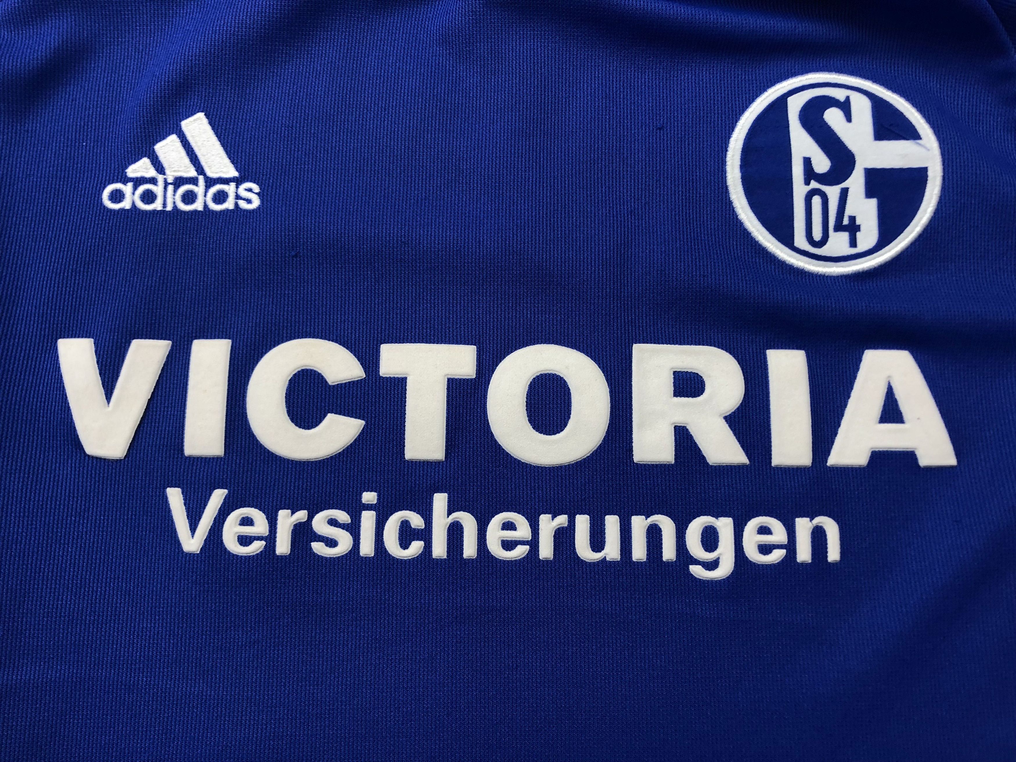 Schalke football shirt 20 Poulsen 2002 Jersey Tee Y2K Sport