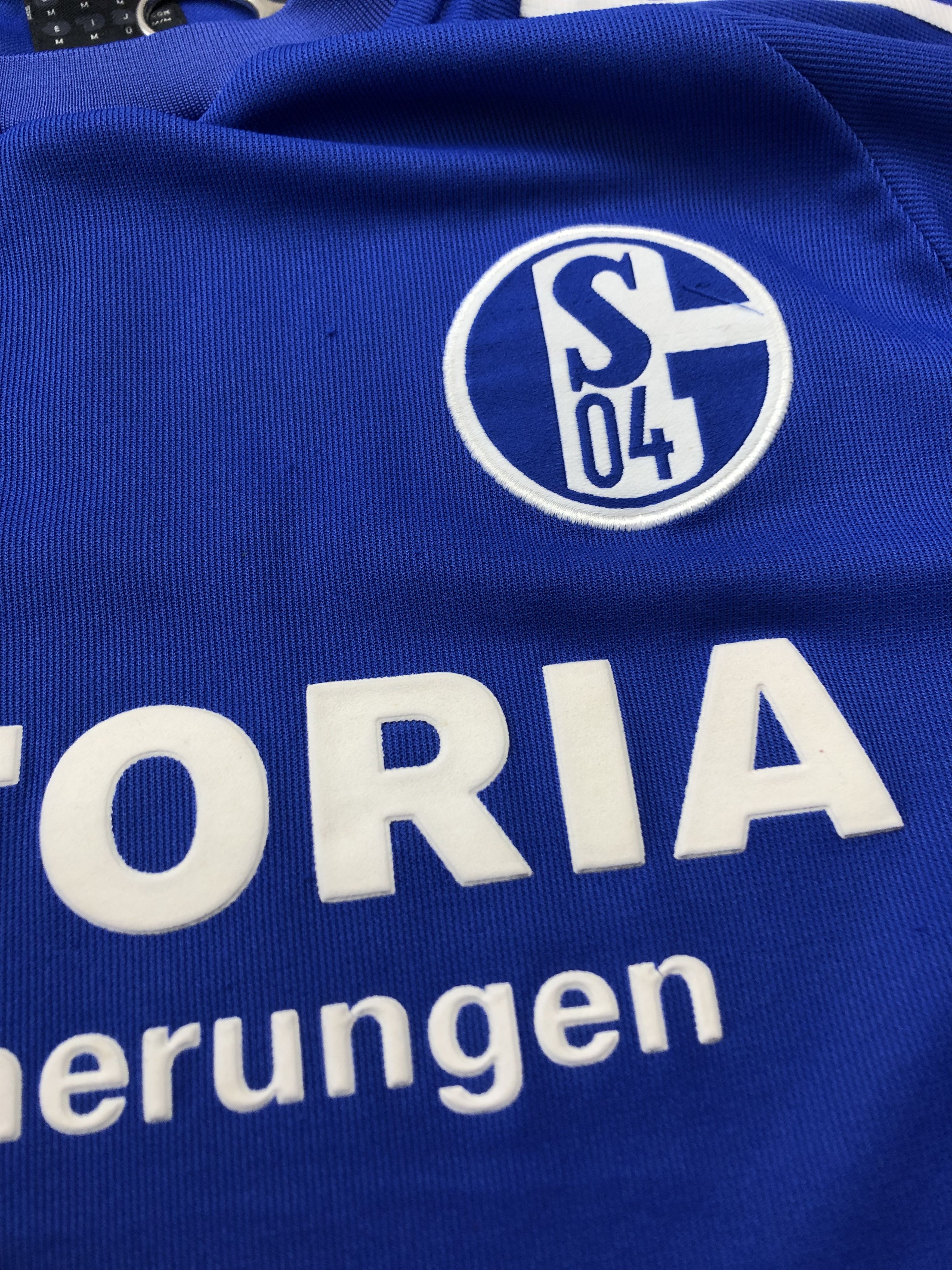 Schalke football shirt 20 Poulsen 2002 Jersey Tee Y2K Sport