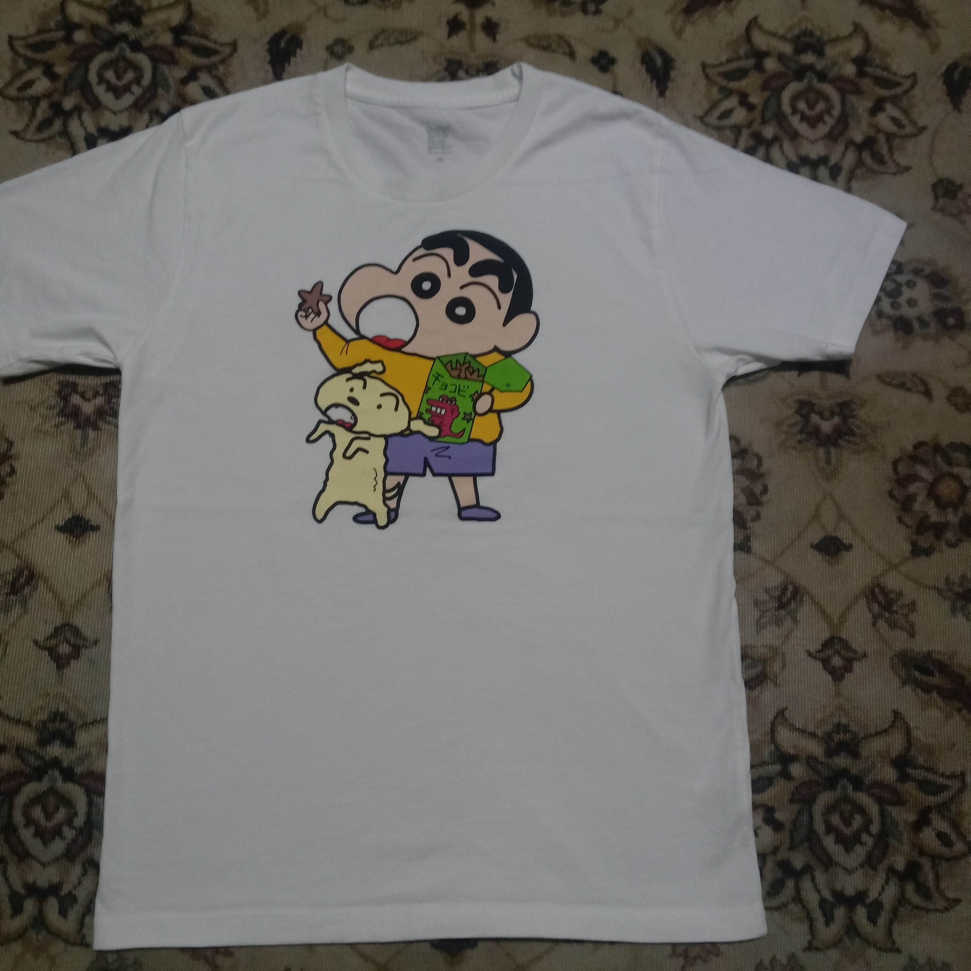 Anime Rare Graniph x manga Shin chan Tee Doraemon Chibi Maruko Size US S / EU 44-46 / 1 - 1 Thumbnail