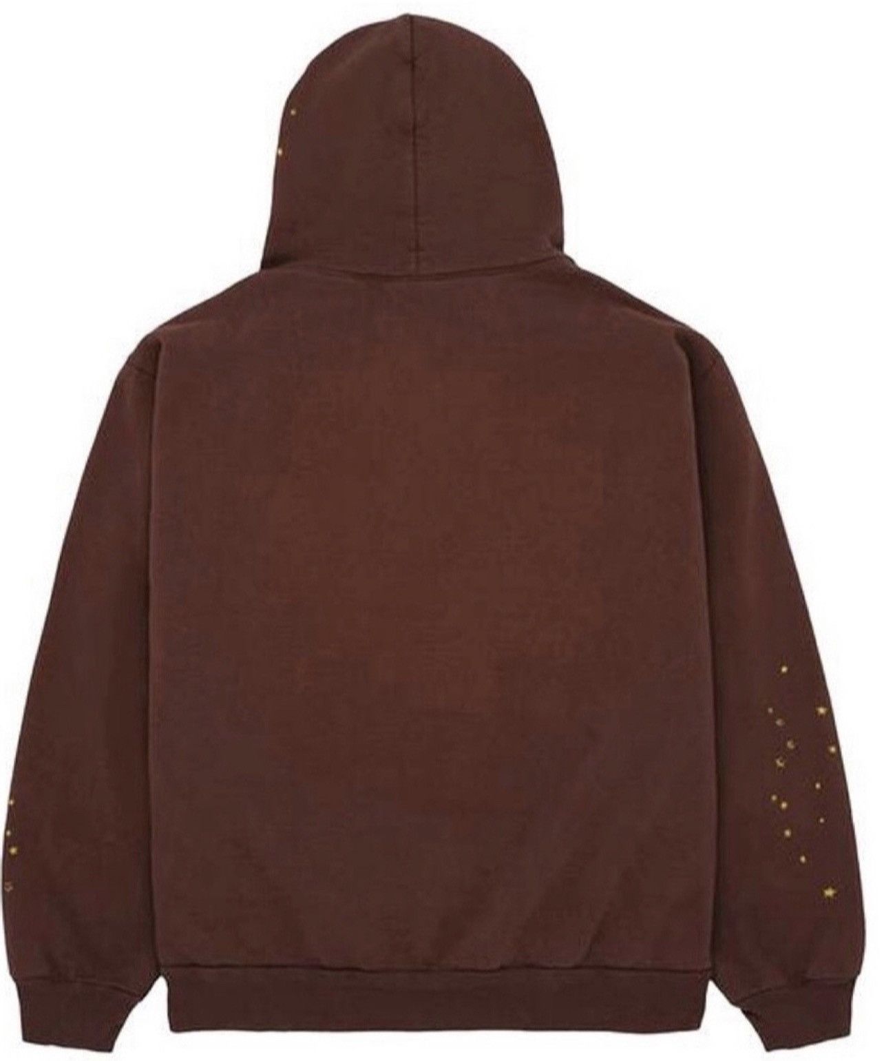 Brown 2024 Sp5der Hoodie