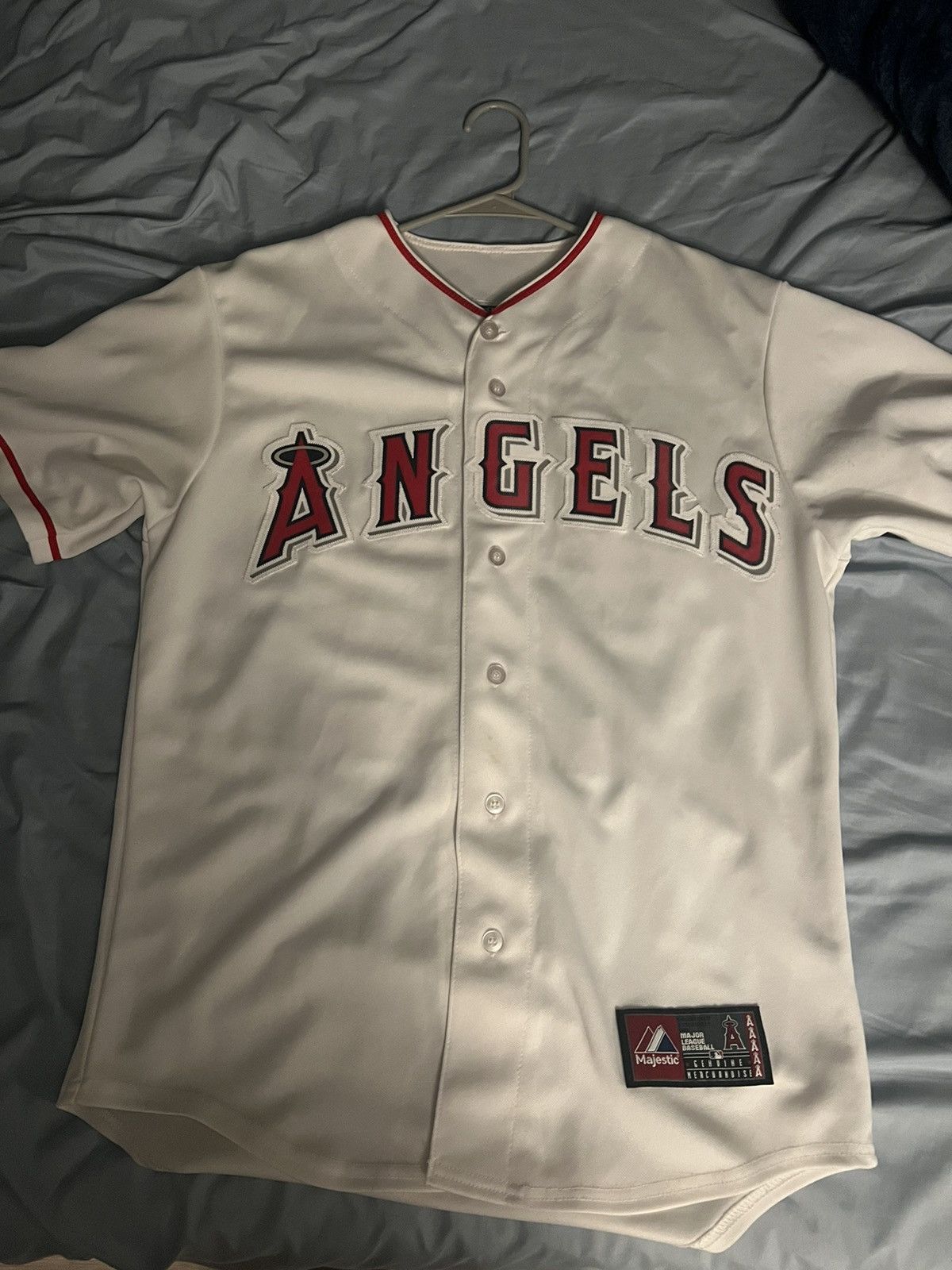 Vintage Majestic Anaheim Angels Josh Hamilton Baseball Jersey Size Men's XL