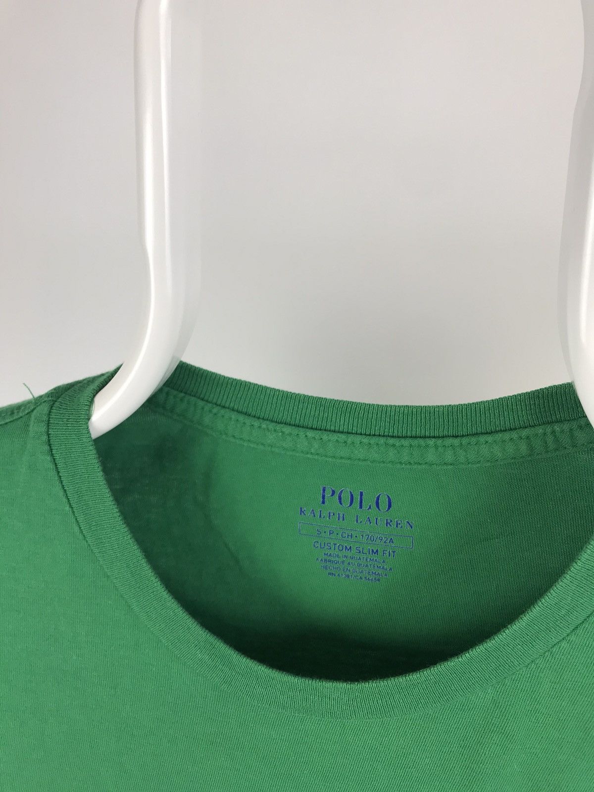 Vintage Polo Ralph Lauren Green Big Logo Tee Size US S / EU 44-46 / 1 - 3 Thumbnail