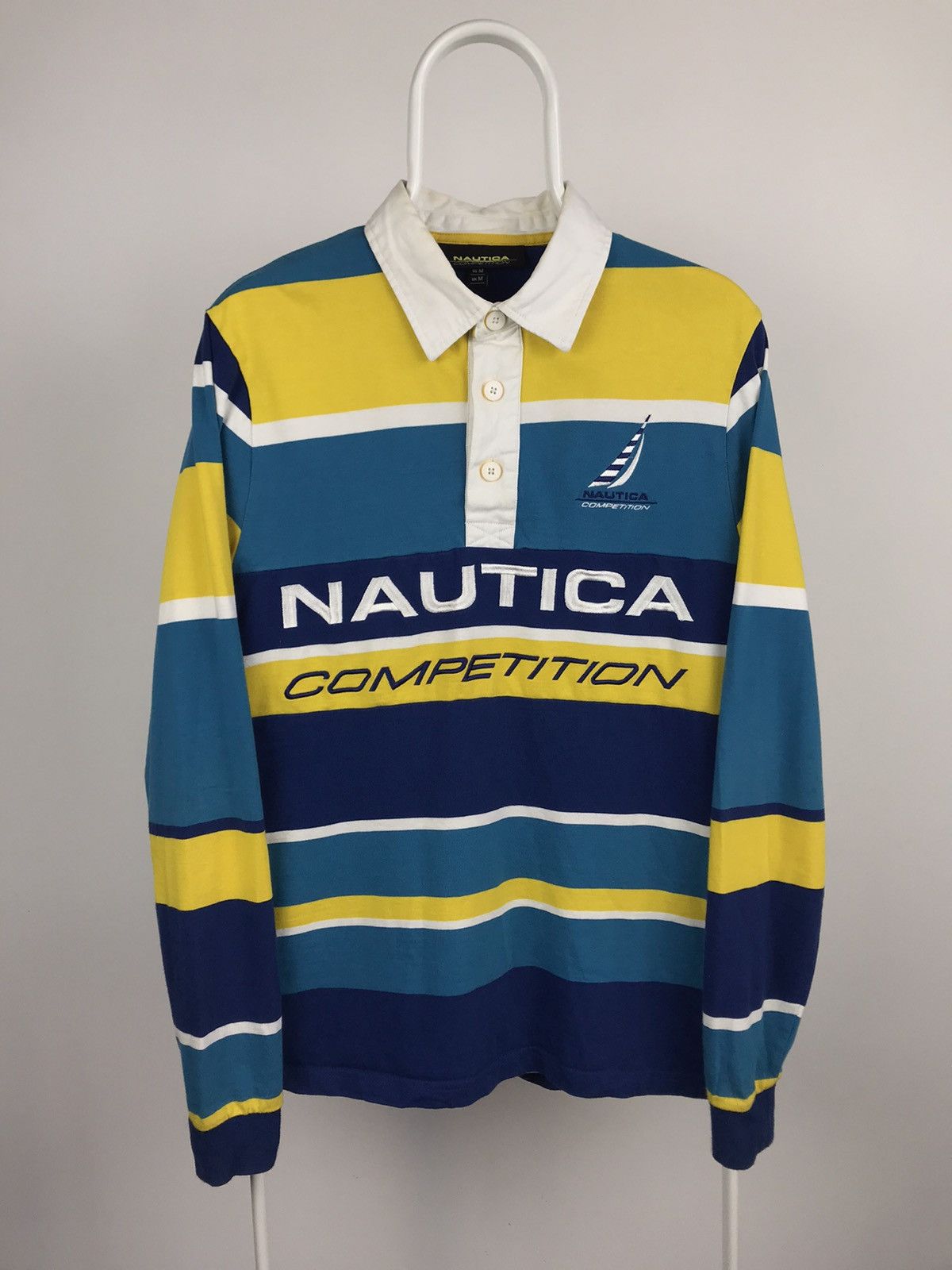 Nautica × Vintage Nautica Competition Yachting Long Sleeve Rugby Shirt Size US M / EU 48-50 / 2 - 1 Thumbnail