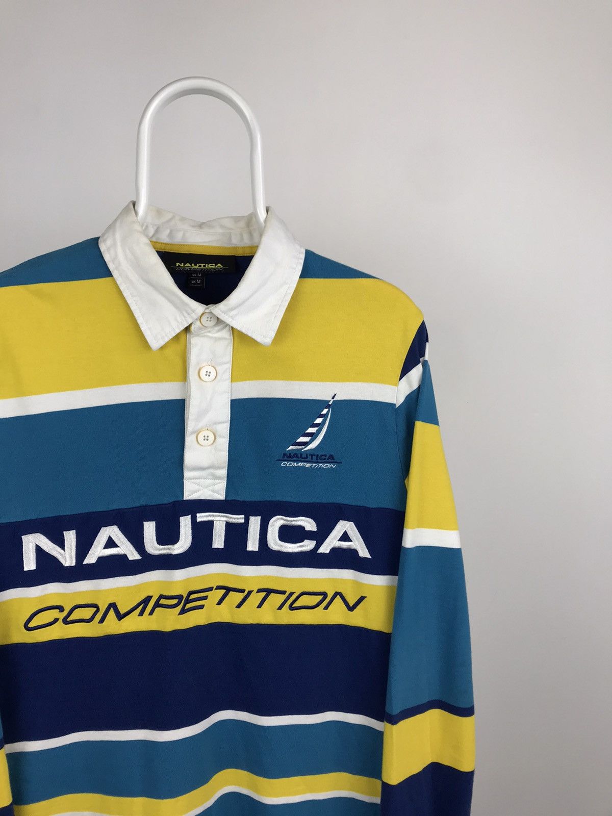 Nautica × Vintage Nautica Competition Yachting Long Sleeve Rugby Shirt Size US M / EU 48-50 / 2 - 2 Thumbnail