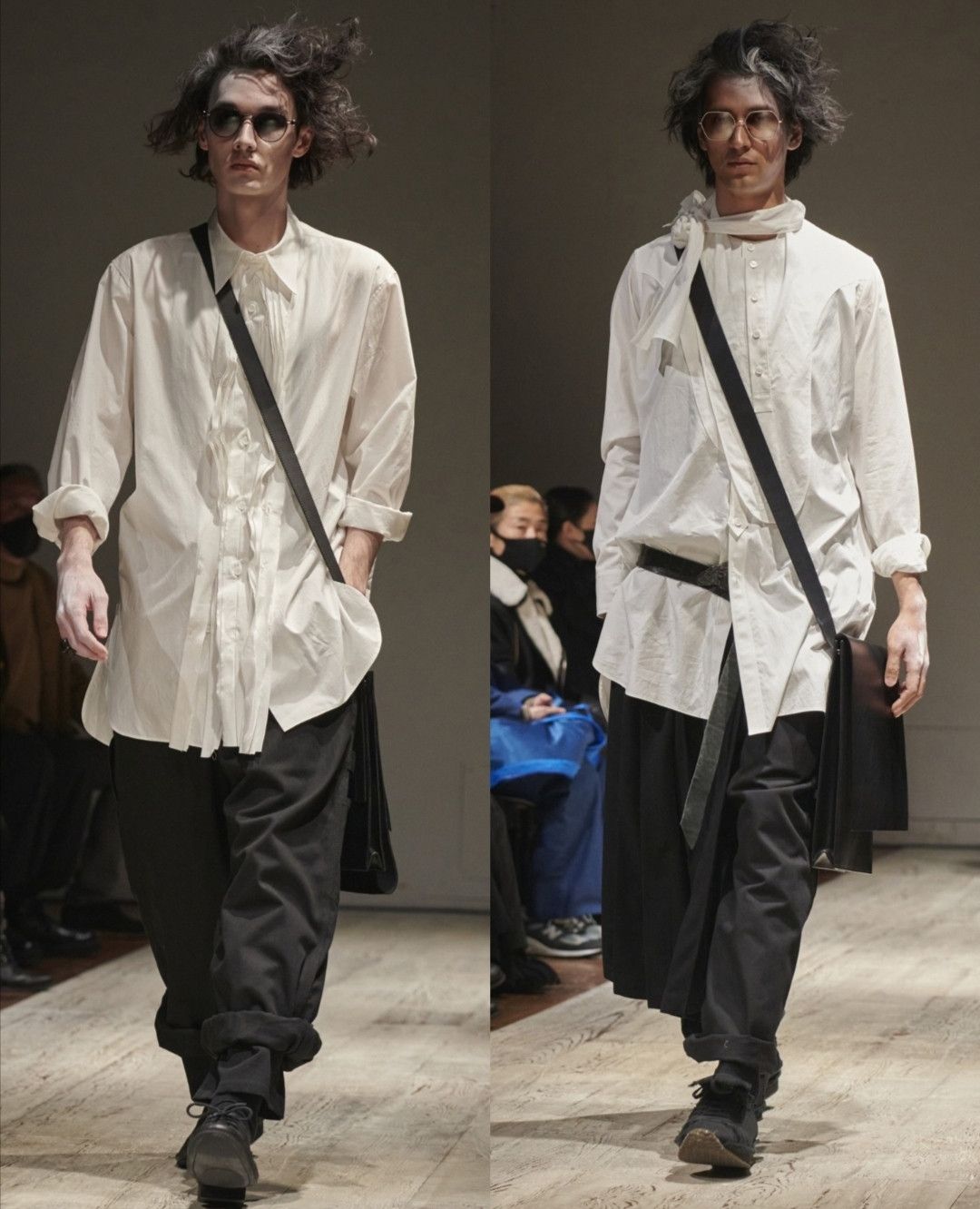Yohji Yamamoto Yohji Yamamoto 22aw Italian Leather Messager Bag Size ONE SIZE - 3 Thumbnail