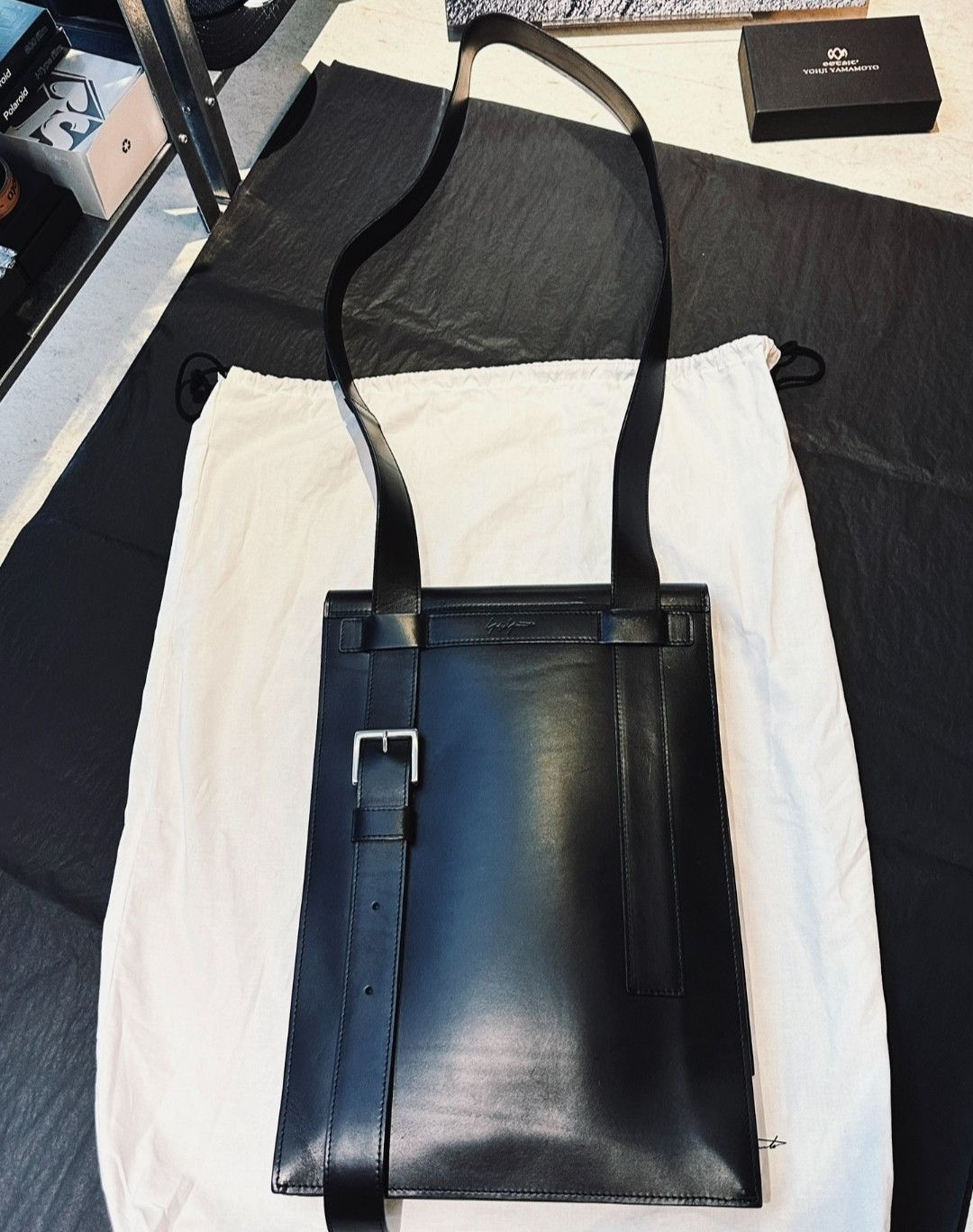 Yohji Yamamoto Yohji Yamamoto 22aw Italian Leather Messager Bag Size ONE SIZE - 5 Thumbnail