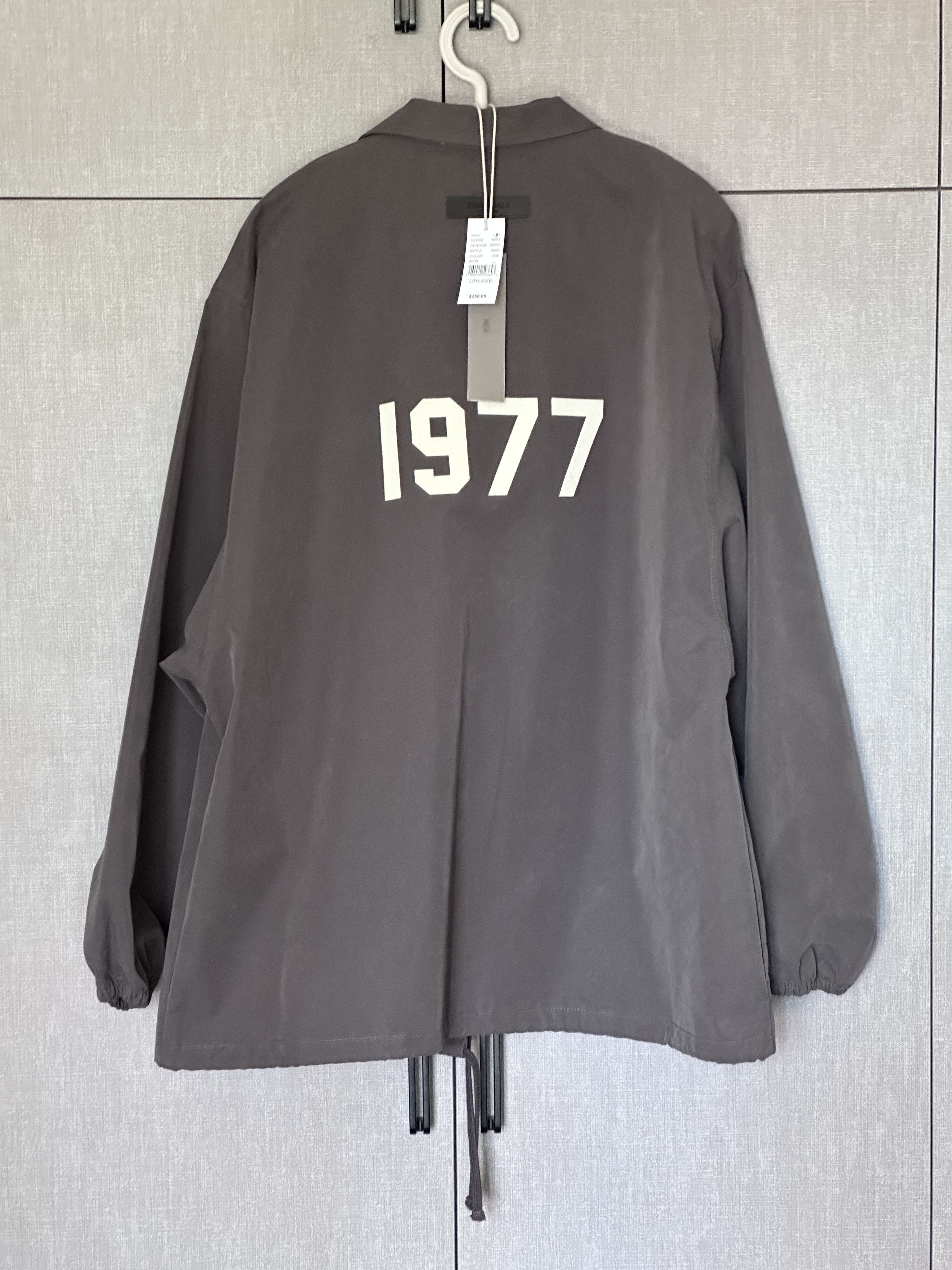 image of Essentials Coach Jacket Iron 1977, Men's (Size Large)