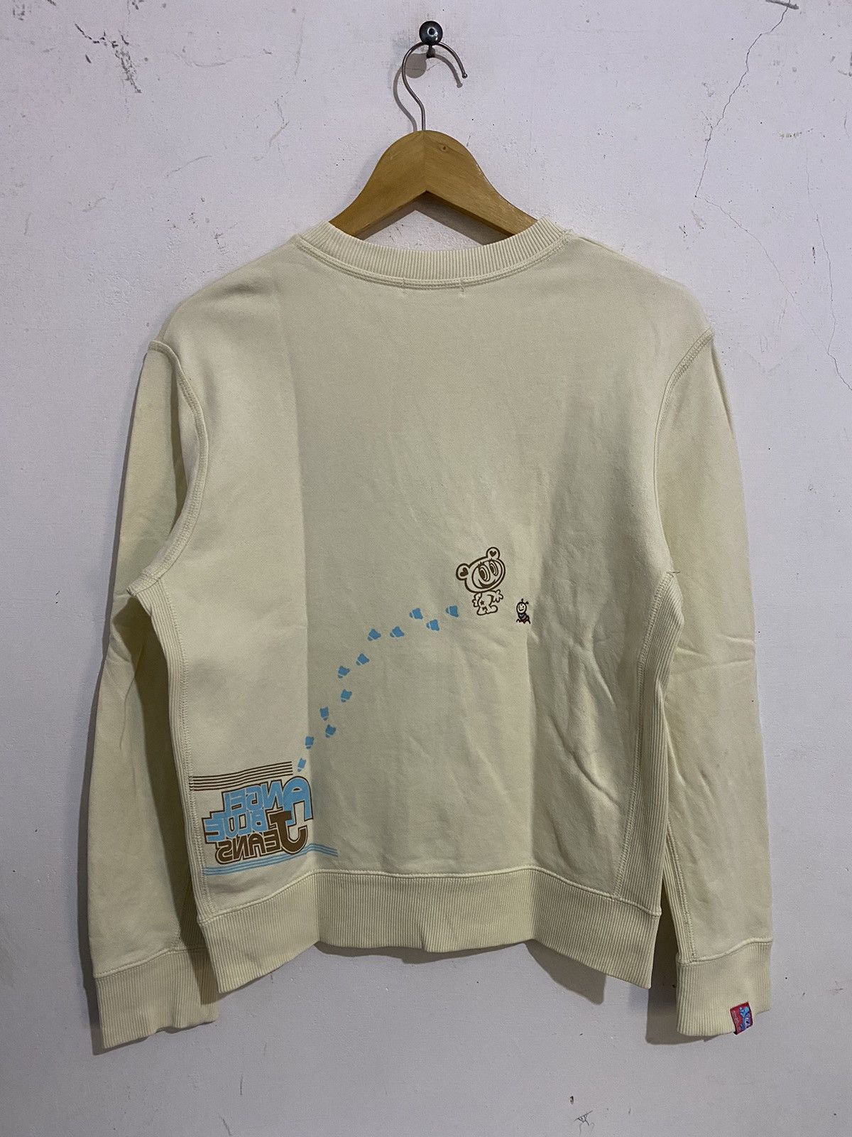 Angel Blue × Hysteric Glamour × Japanese Brand 💸BINDINGOFFER💸Angel Blue Jeans Sweatshirt Size US L / EU 52-54 / 3 - 3 Thumbnail