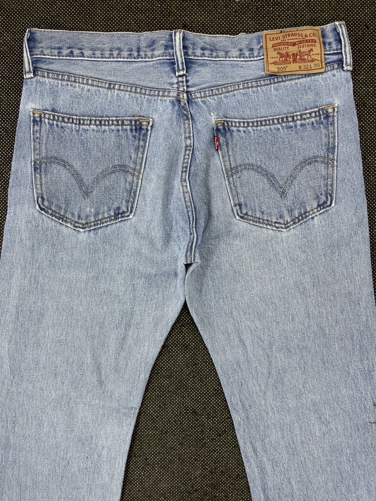 Levi's Vintage Levi's 505 Stone Wash Jeans - J737 Size US 34 / EU 50 - 4 Thumbnail