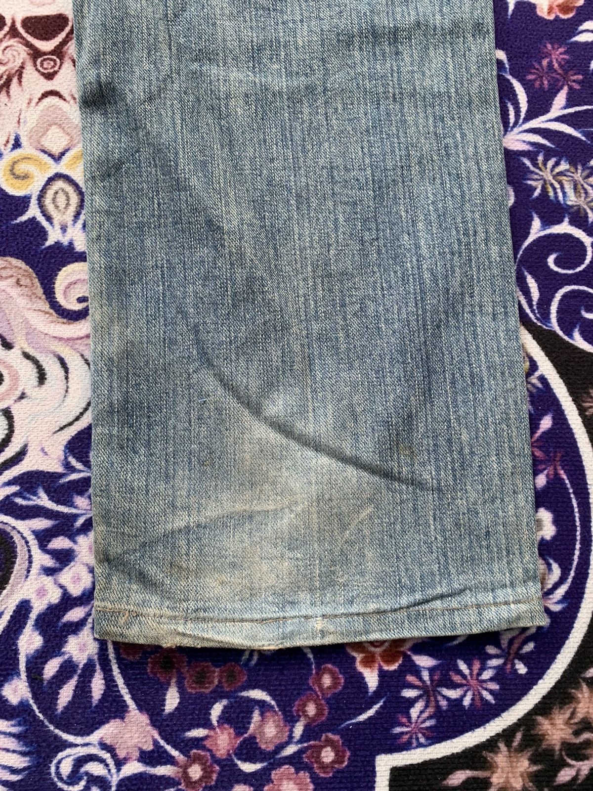 If Six Was Nine Vintage Lee Faded Wash Denim Size US 32 / EU 48 - 10 Thumbnail