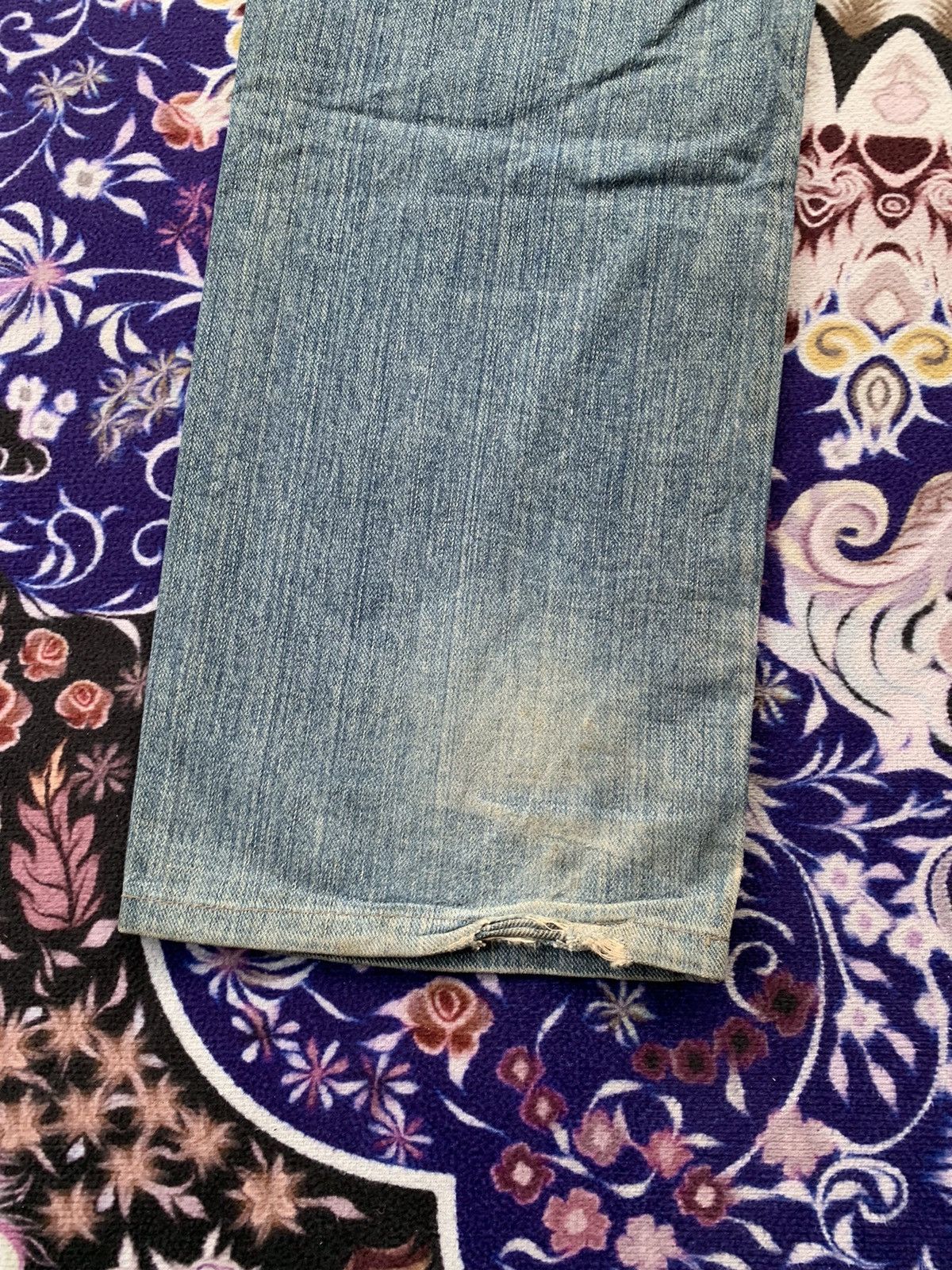 If Six Was Nine Vintage Lee Faded Wash Denim Size US 32 / EU 48 - 11 Thumbnail