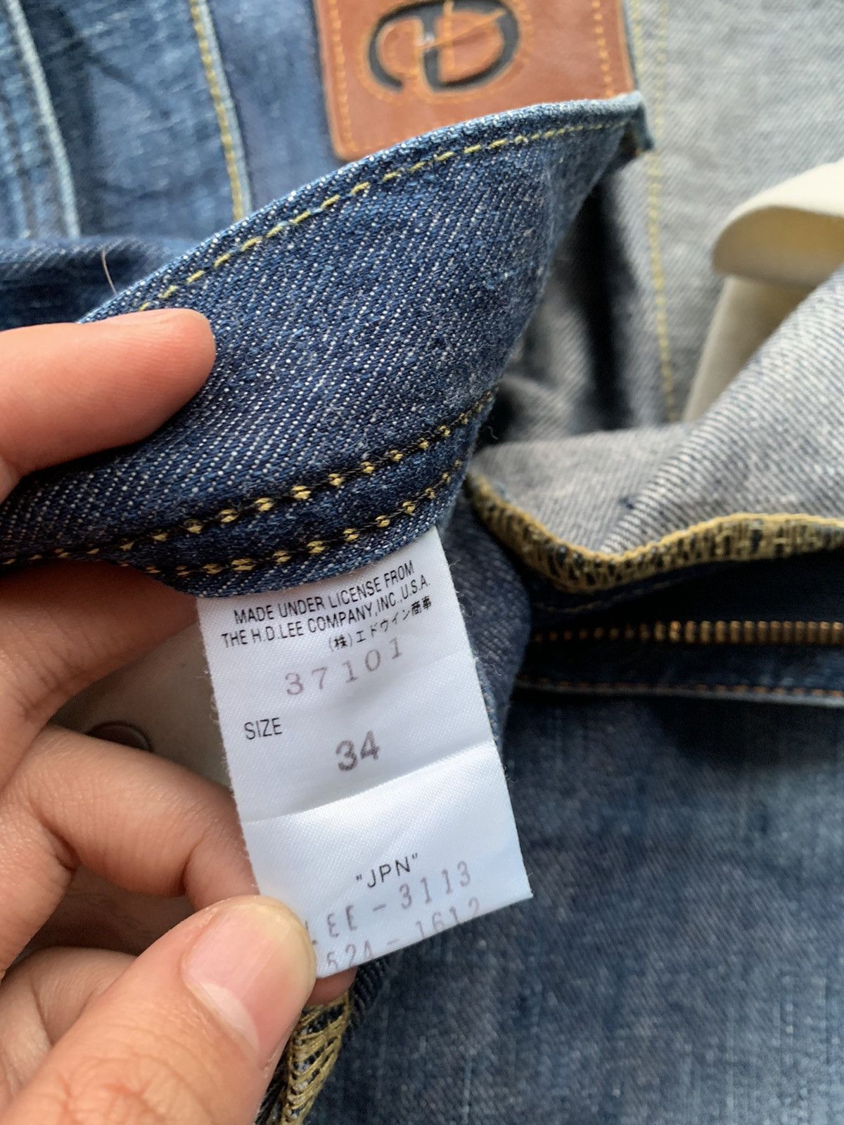 Lee Vintage Lee Faded Wash Denim Size US 36 / EU 52 - 5 Thumbnail