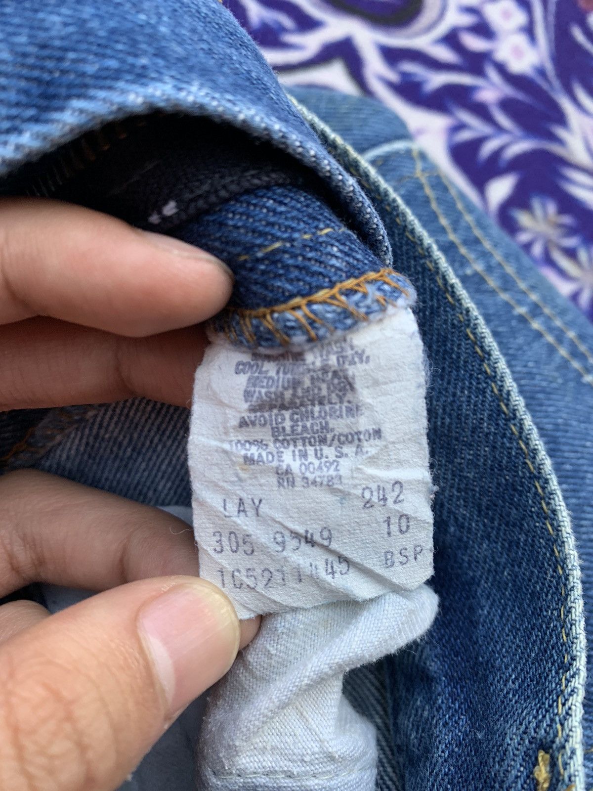 Lee Vintage Lee Made In Usa Denim Size US 28 / EU 44 - 7 Thumbnail