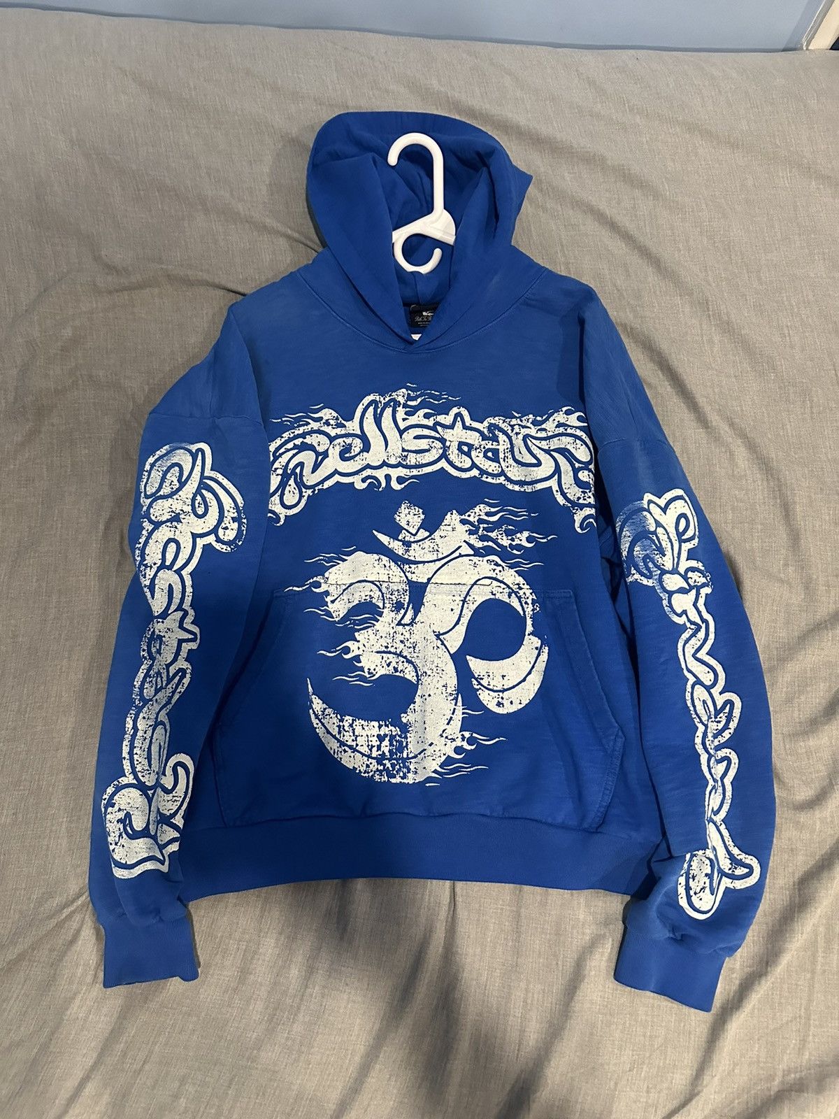 HELLSTAR Hellstar Blue Yoga Hoodie | Grailed