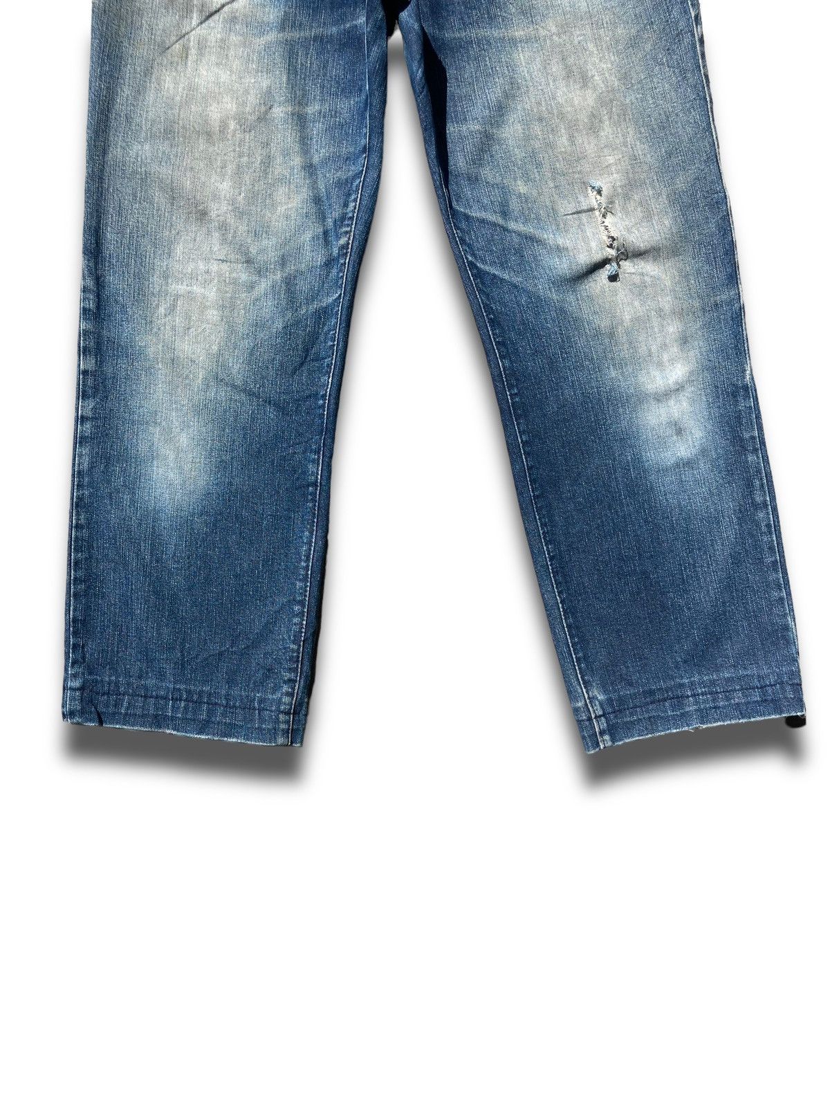 Japanese Brand × Uniqlo Uniqlo Crazy Vintage 80s Kaihara Ankle Jeans Size US 31 - 3 Thumbnail