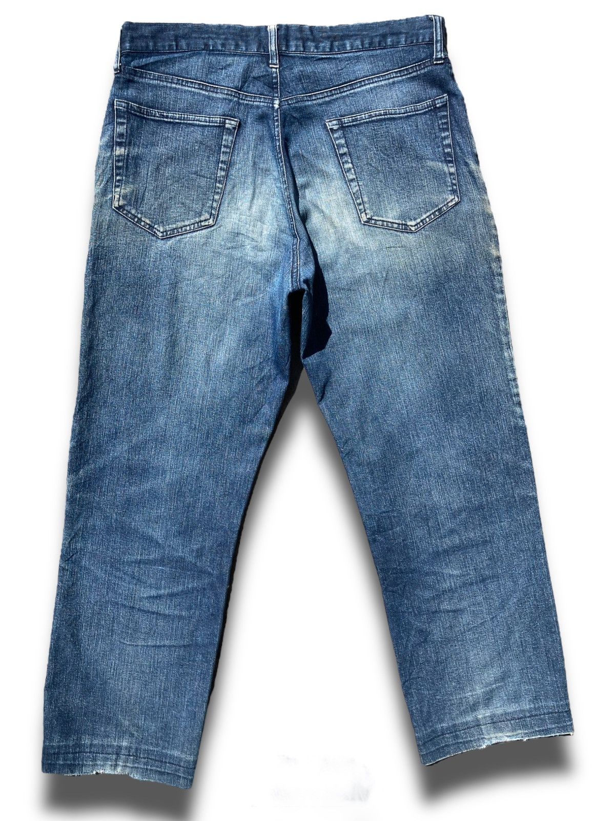 Japanese Brand × Uniqlo Uniqlo Crazy Vintage 80s Kaihara Ankle Jeans Size US 31 - 2 Thumbnail