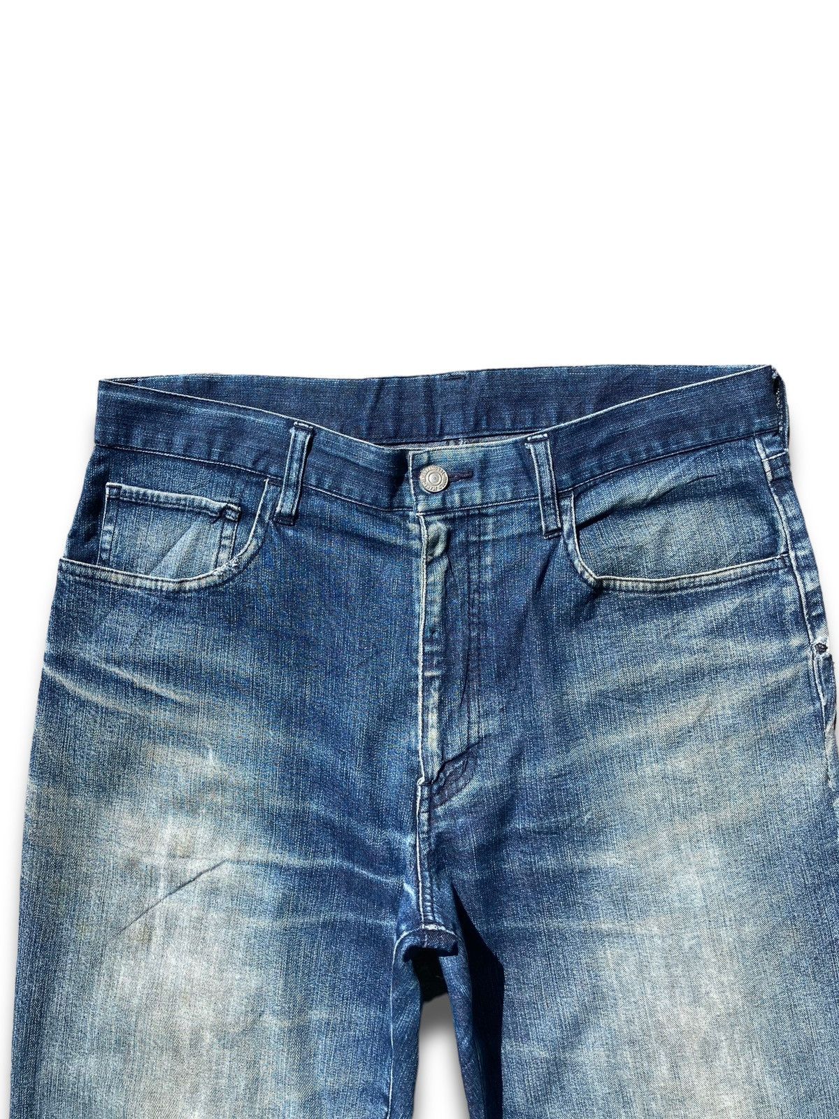 Japanese Brand × Uniqlo Uniqlo Crazy Vintage 80s Kaihara Ankle Jeans Size US 31 - 4 Thumbnail