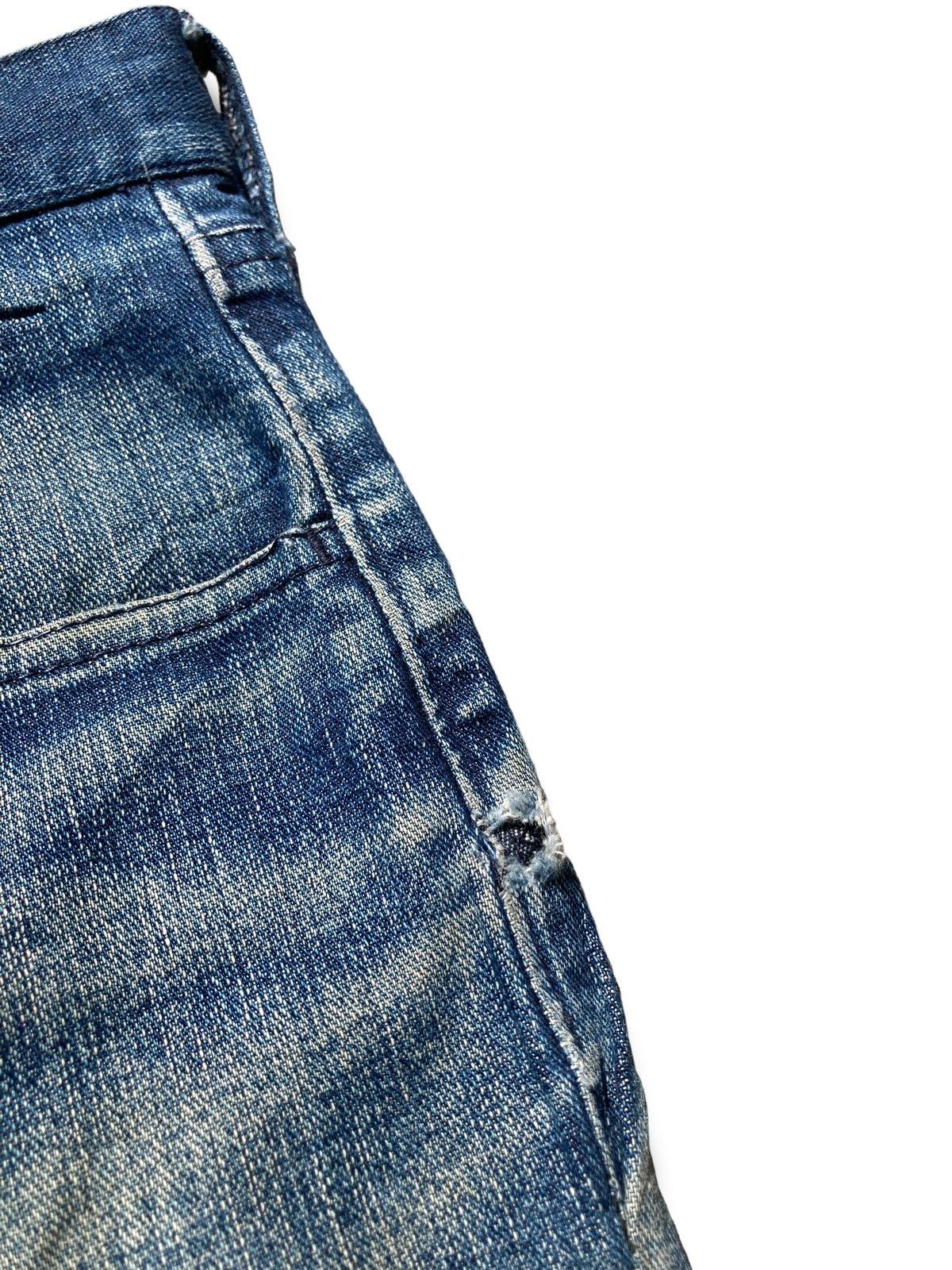 Japanese Brand × Uniqlo Uniqlo Crazy Vintage 80s Kaihara Ankle Jeans Size US 31 - 8 Thumbnail
