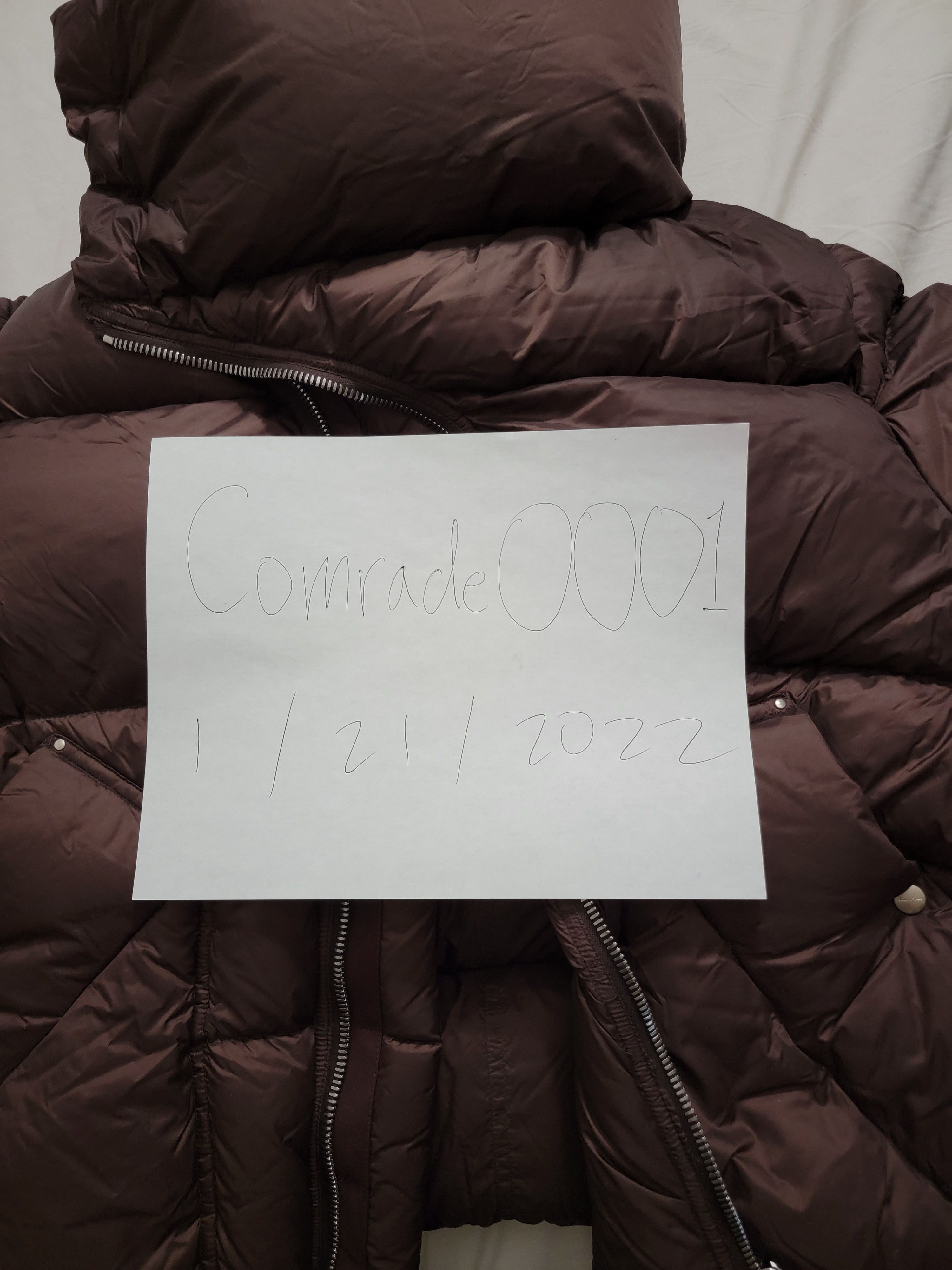 Rick Owens Performa Mountain Duvet Down Puffer Jacket F/W 20 Size US XL / EU 56 / 4 - 6 Thumbnail