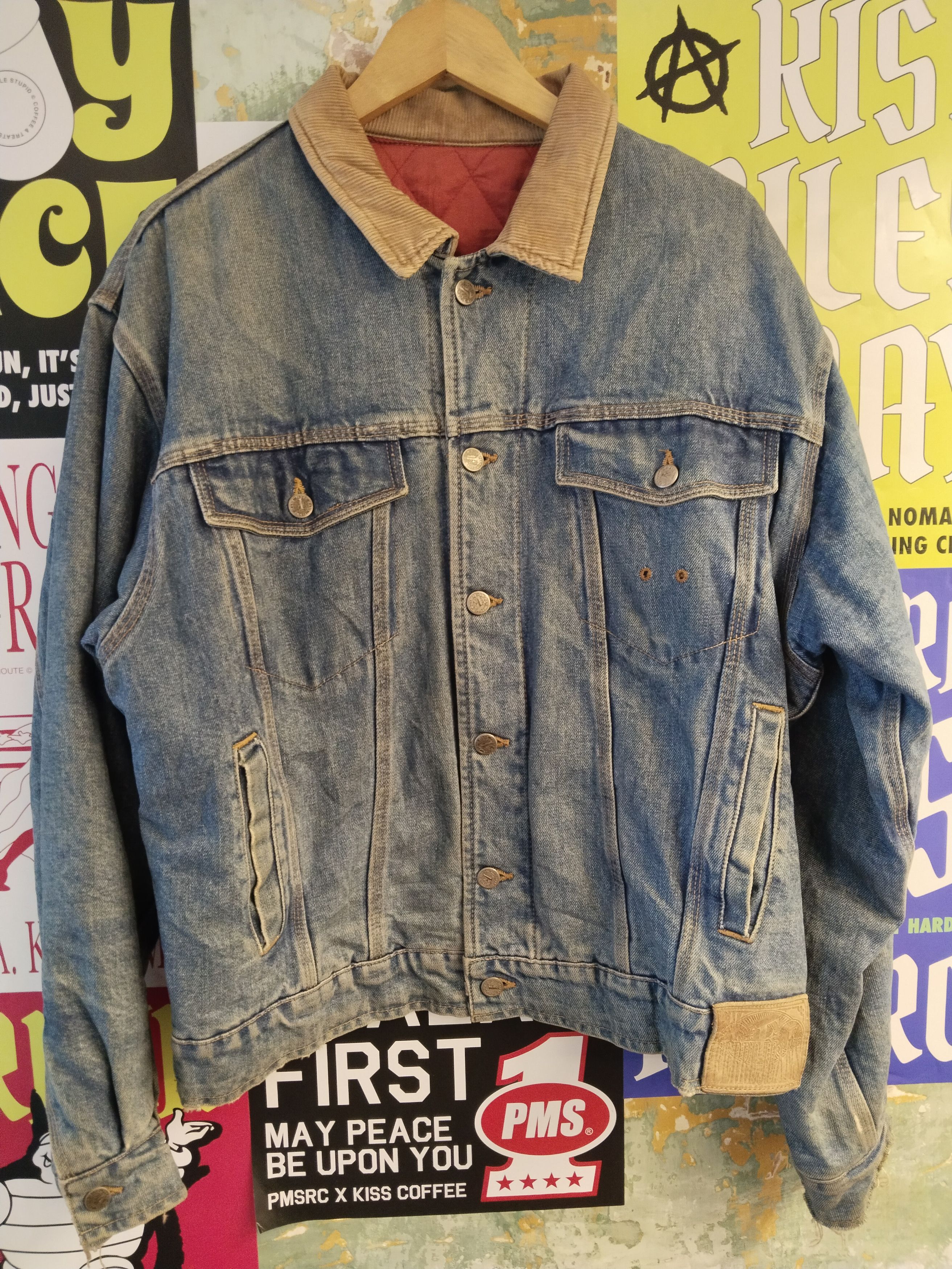 image of Gf Ferre x Gianfranco Ferre Vintage Gianfranco Ferre Denim Jacket, Men's (Size XL)