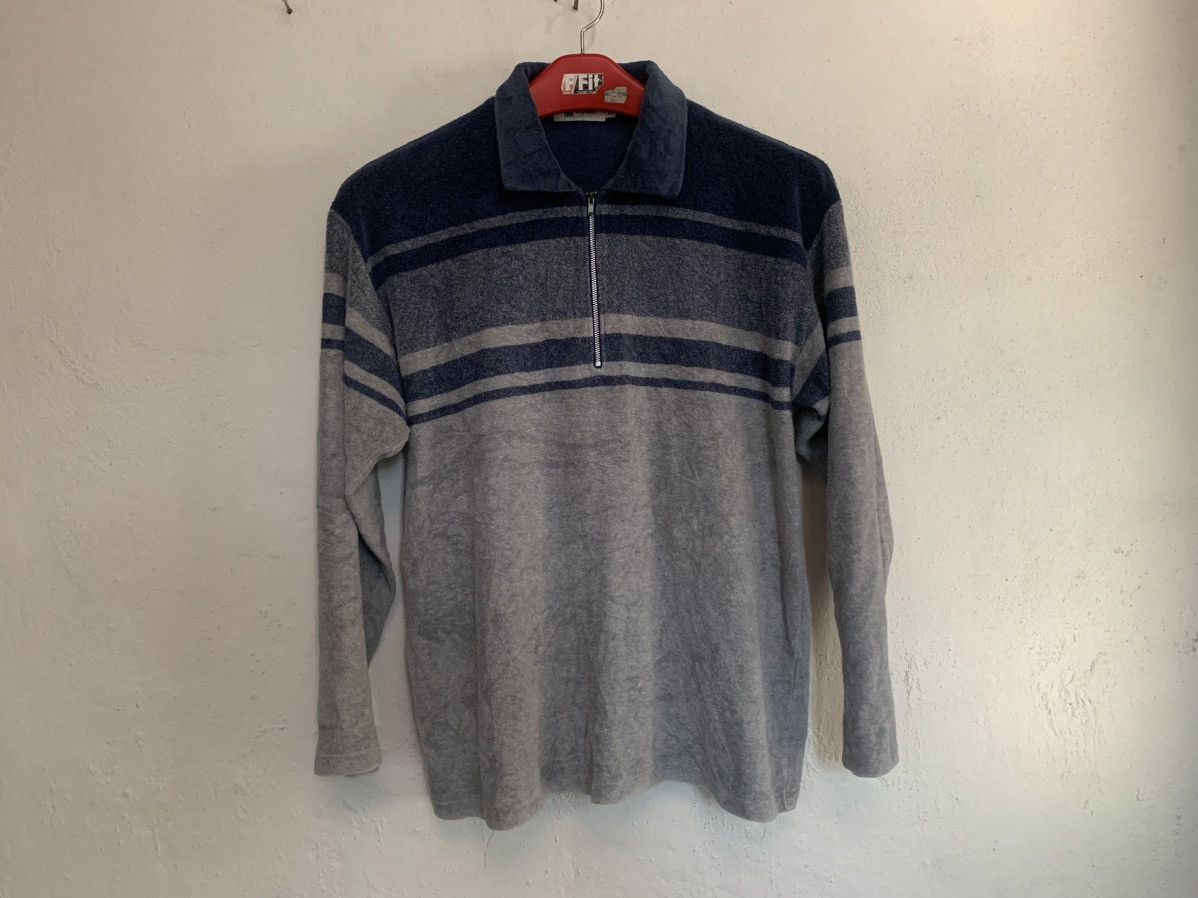 Issey Miyake VINTAGE ISSEY MIYAKE HALF ZIPPER POLO SHIRT RARE Size US L / EU 52-54 / 3 - 1 Thumbnail