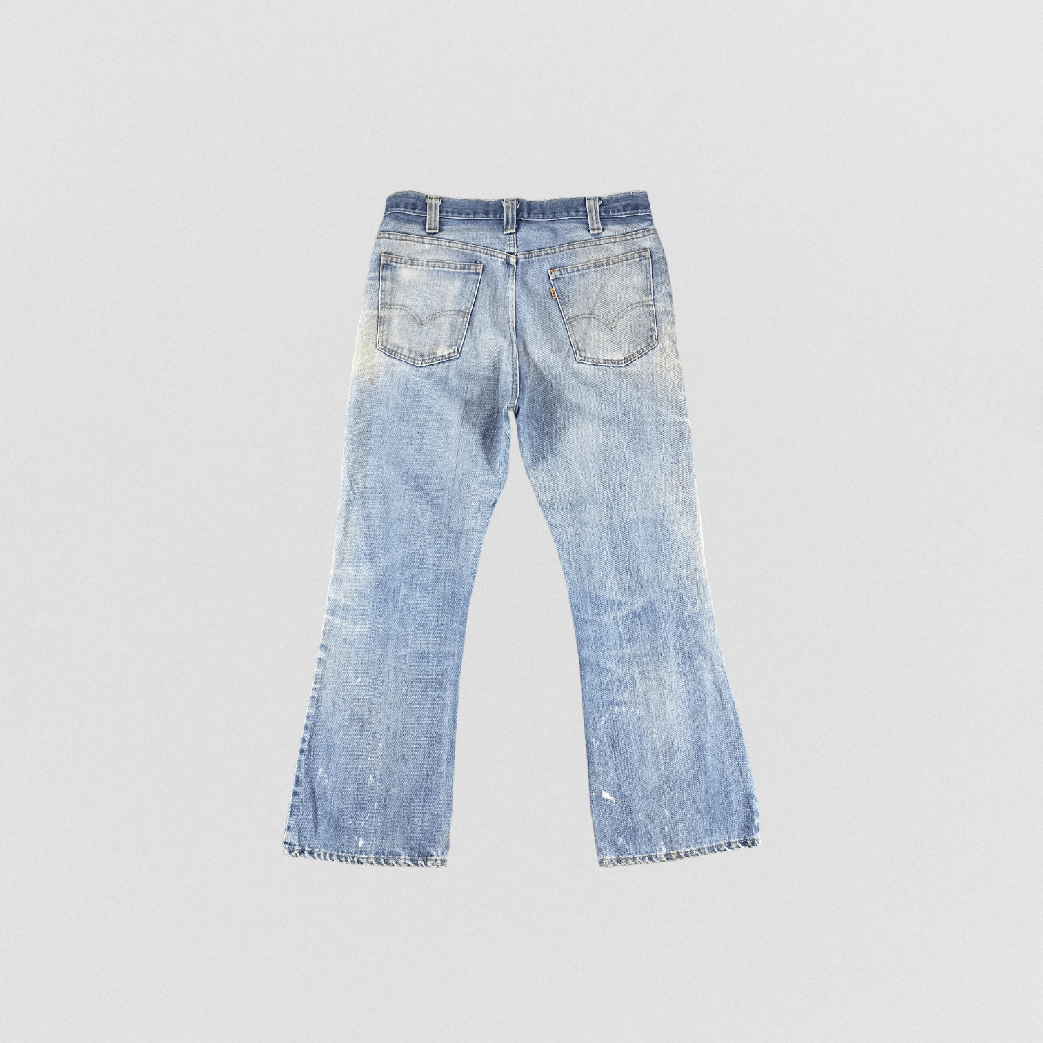 Levi's × Vintage Vintage 70s Light Wash Levis Bell Bottom Jeans-JM898 Size US 37 - 2 Thumbnail