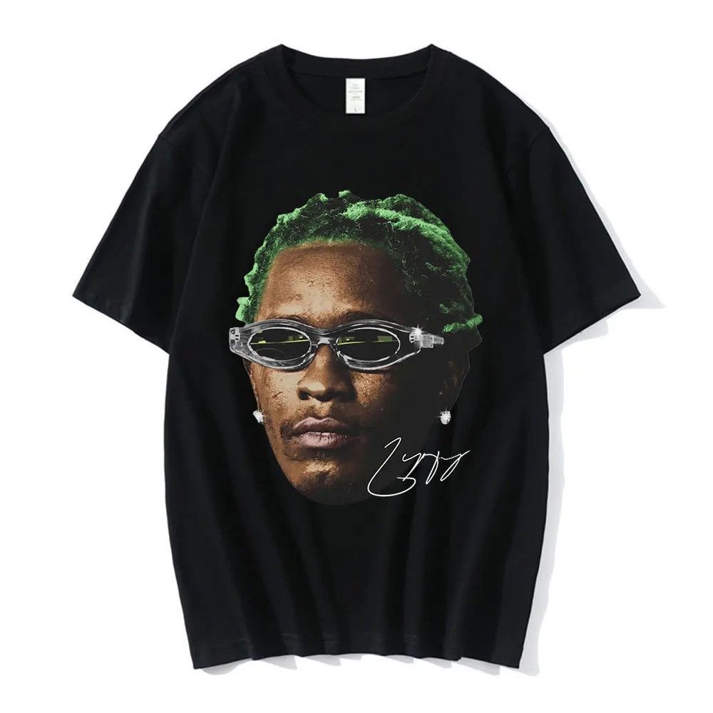 Designer × Japanese Brand T-shirt with Rapper Young Thug Hip hop Casual Oversize Size US L / EU 52-54 / 3 - 1 Thumbnail