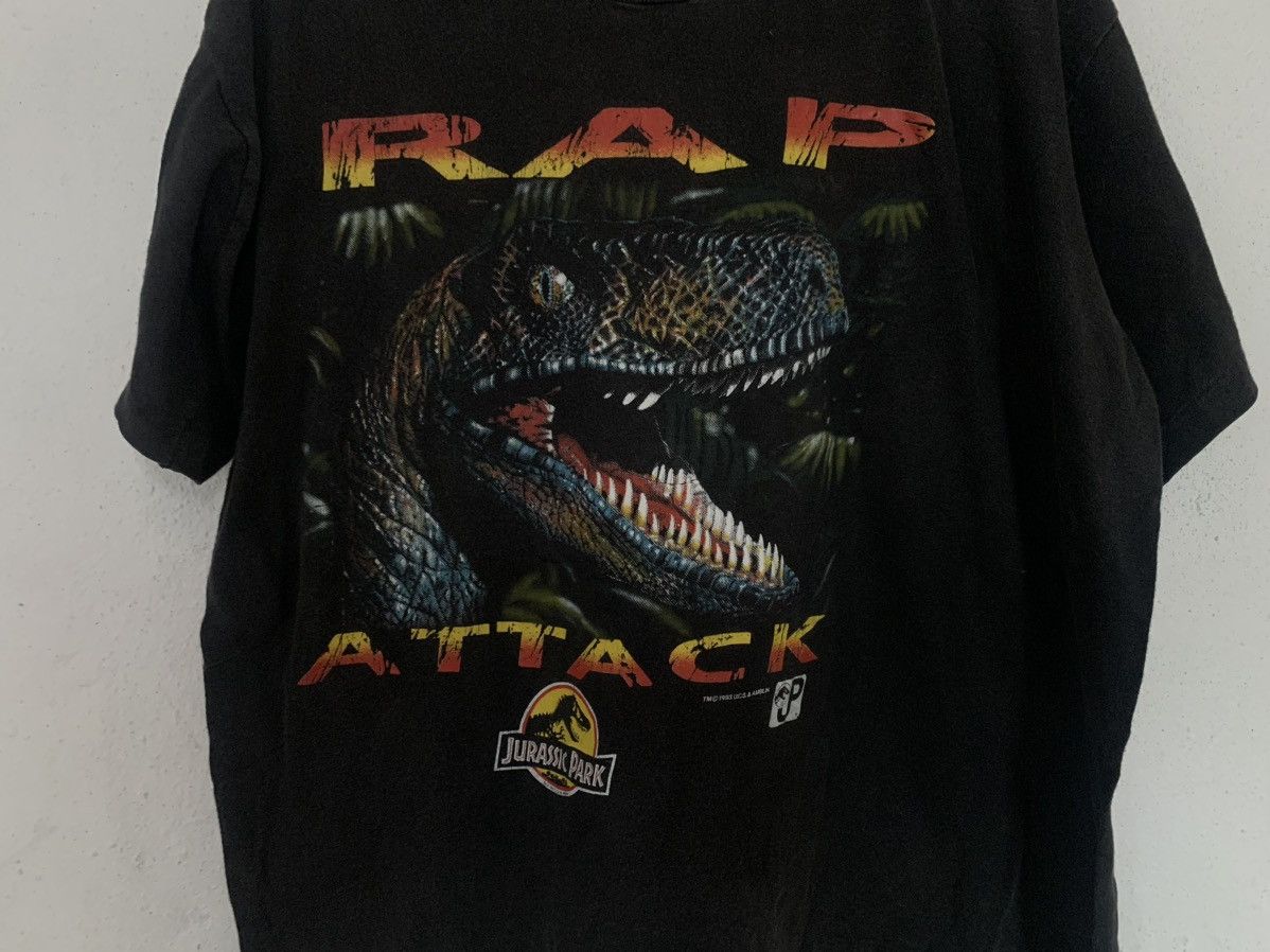 Vintage 90s JURASSIC PARK T SHIRT NICELY FADED Size US M / EU 48-50 / 2 - 2 Thumbnail